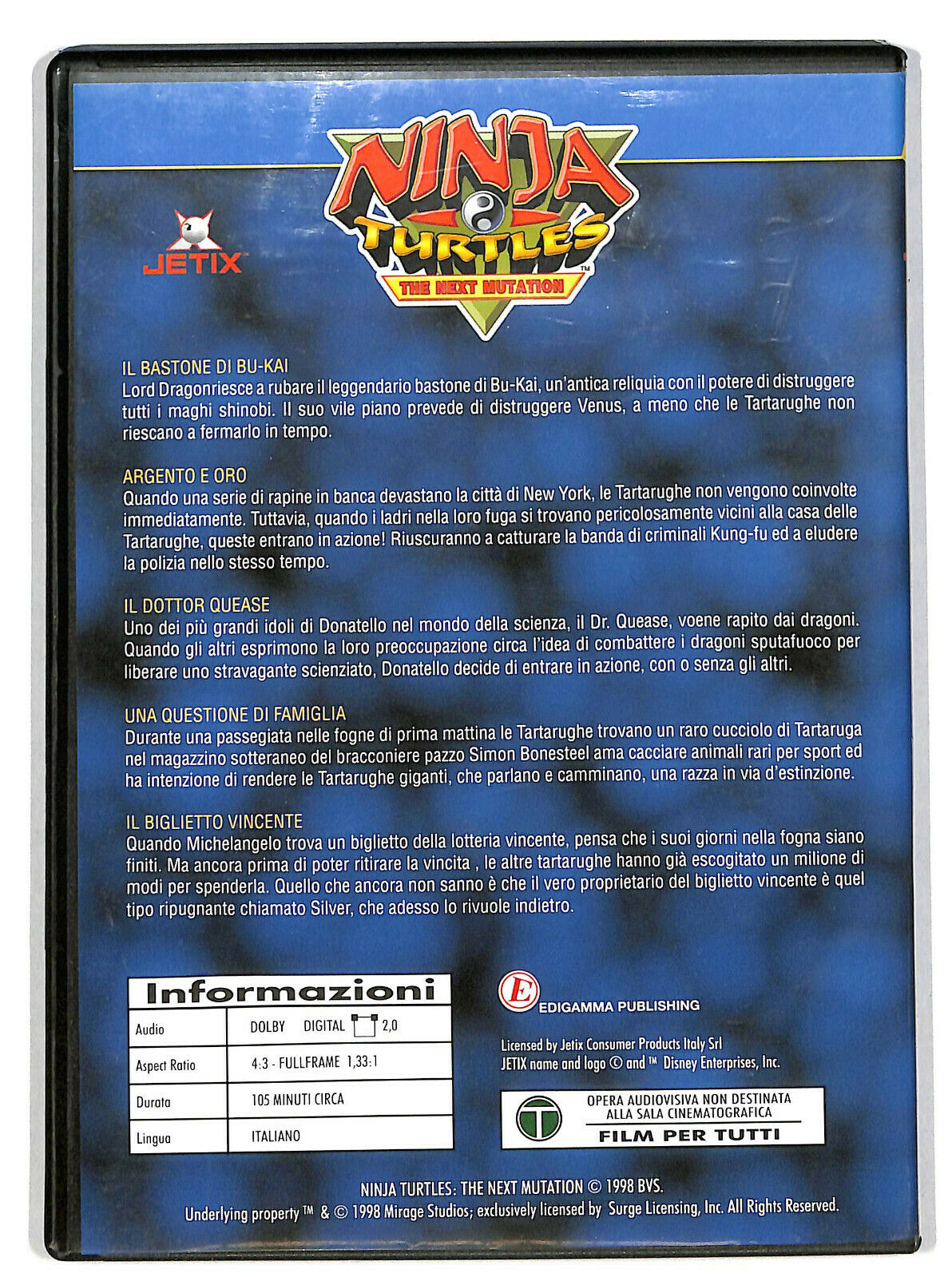 EBOND Ninja Turtles: The Next Mutation 2 Editoriale DVD DB722922