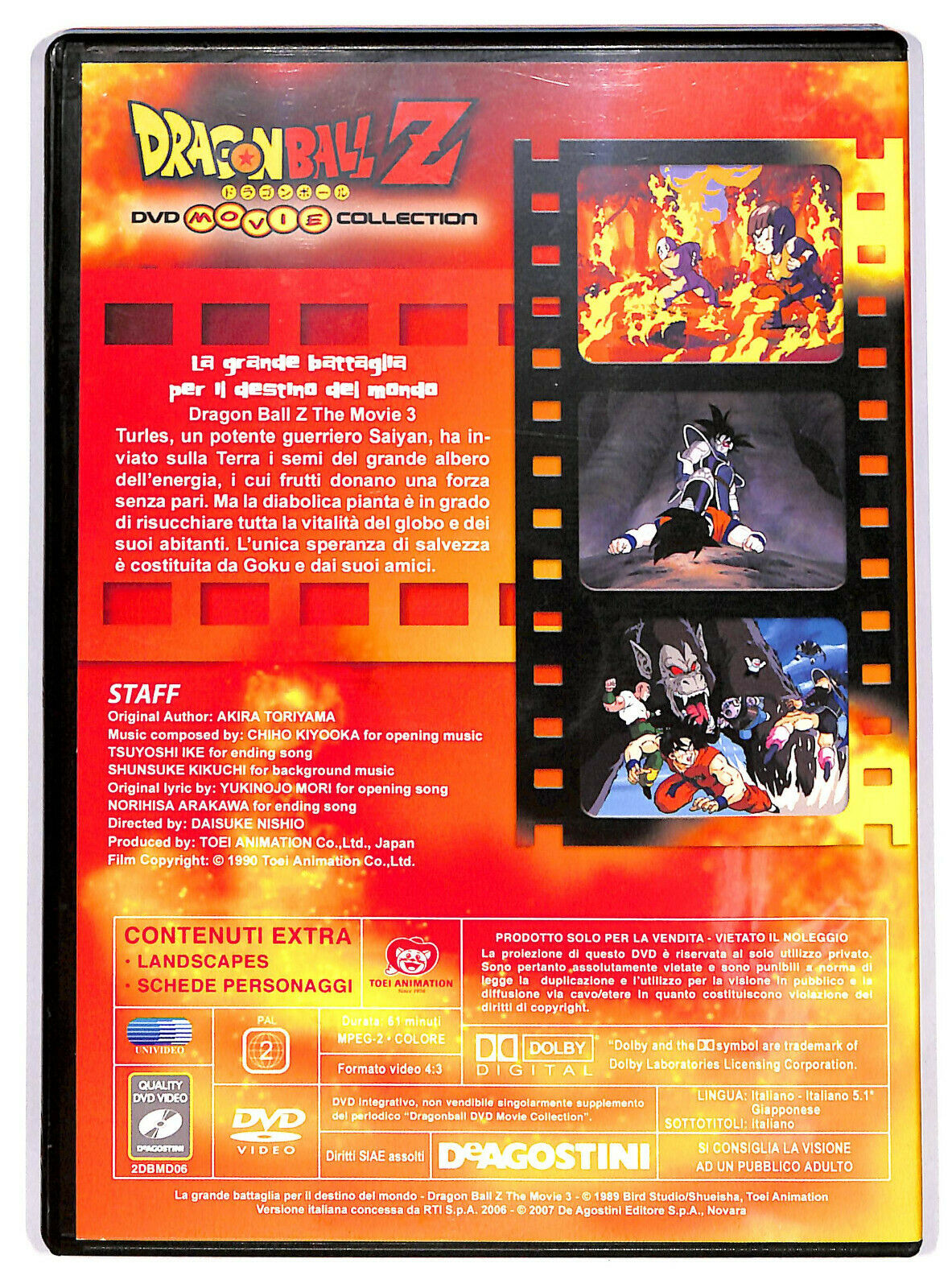 EBOND Dragon Ball Z La Grande Battaglia Per Il Destino Del Mondo DVD DB722931