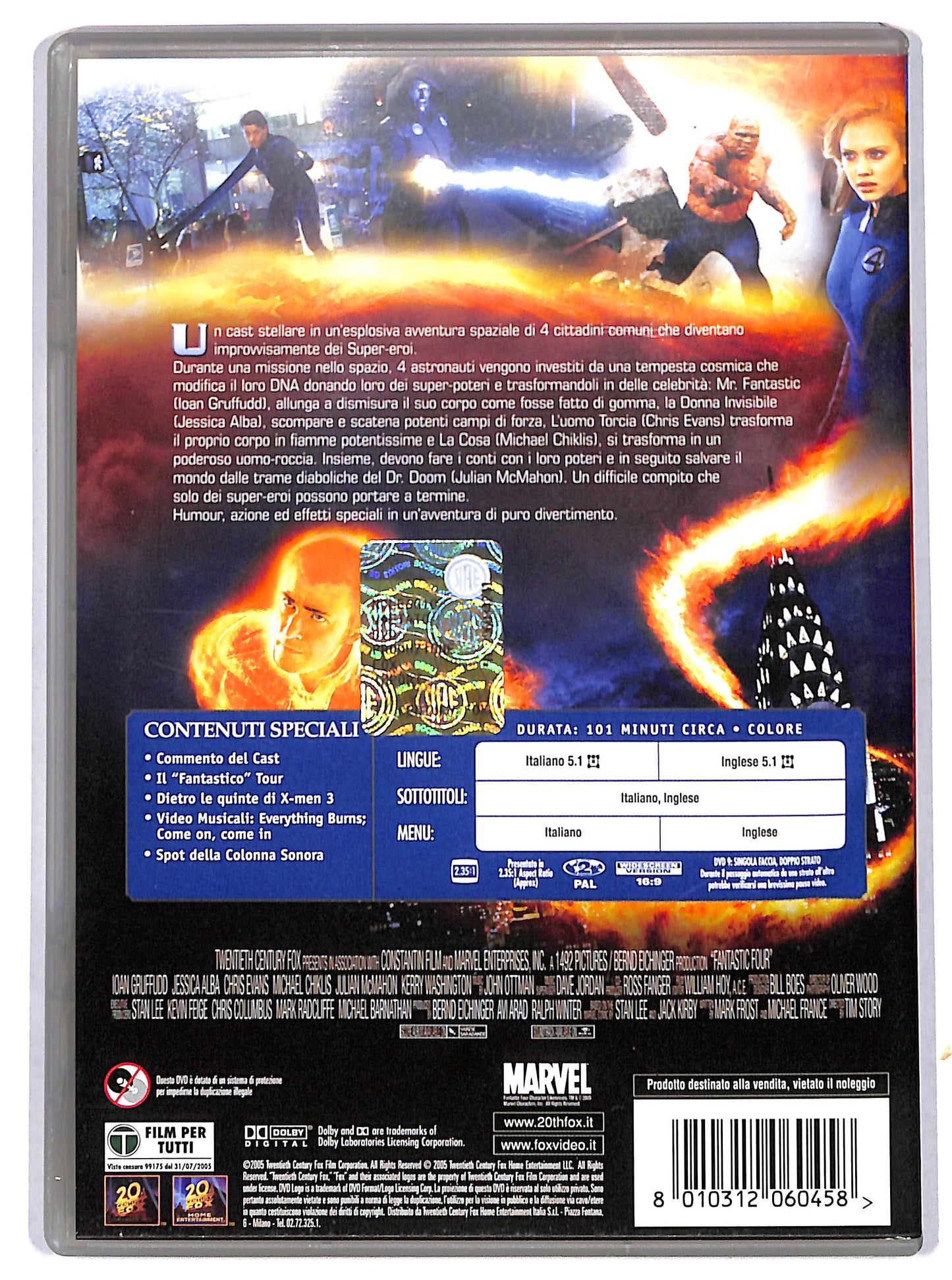 EBOND I Fantastici 4 DVD DB722955