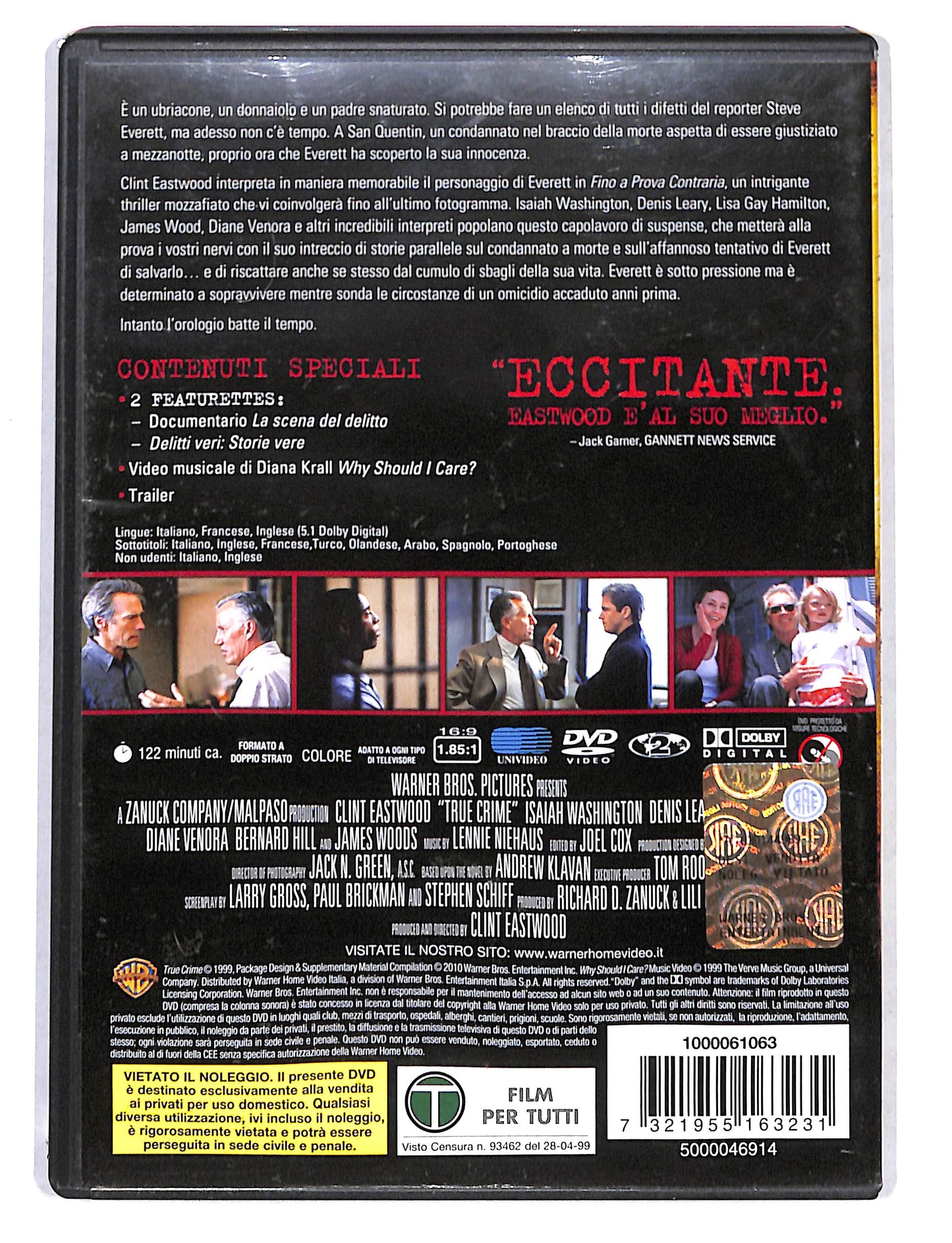 EBOND Fino a prova contraria DVD DB723118