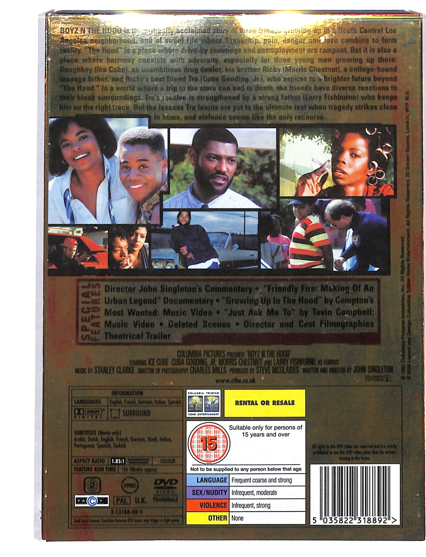 EBOND Boyz 'N The Hood - Special Edition - Edizione UK DVD DB723136