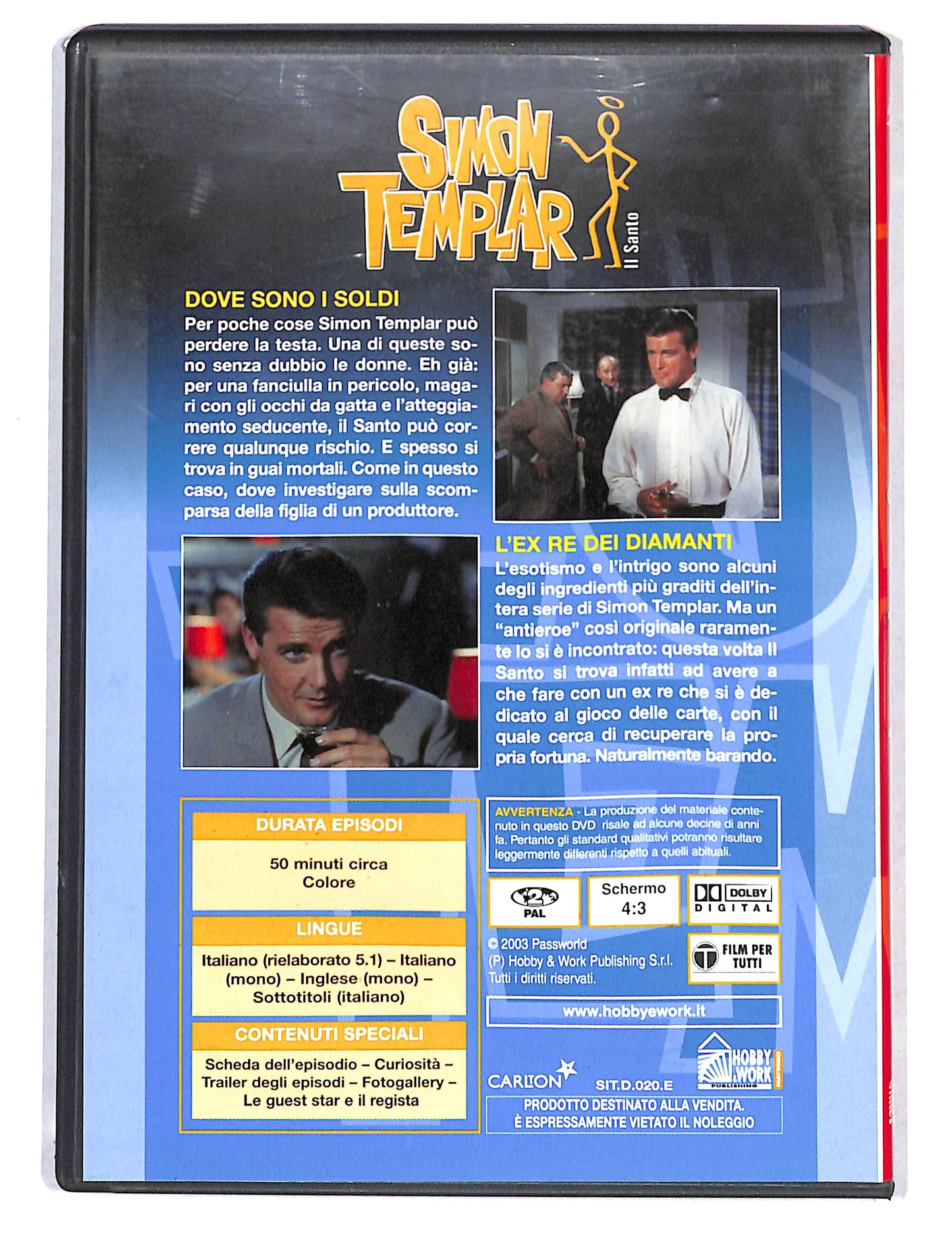 EBOND Simon Templar vol.20 EDITORIALE DVD DB723148