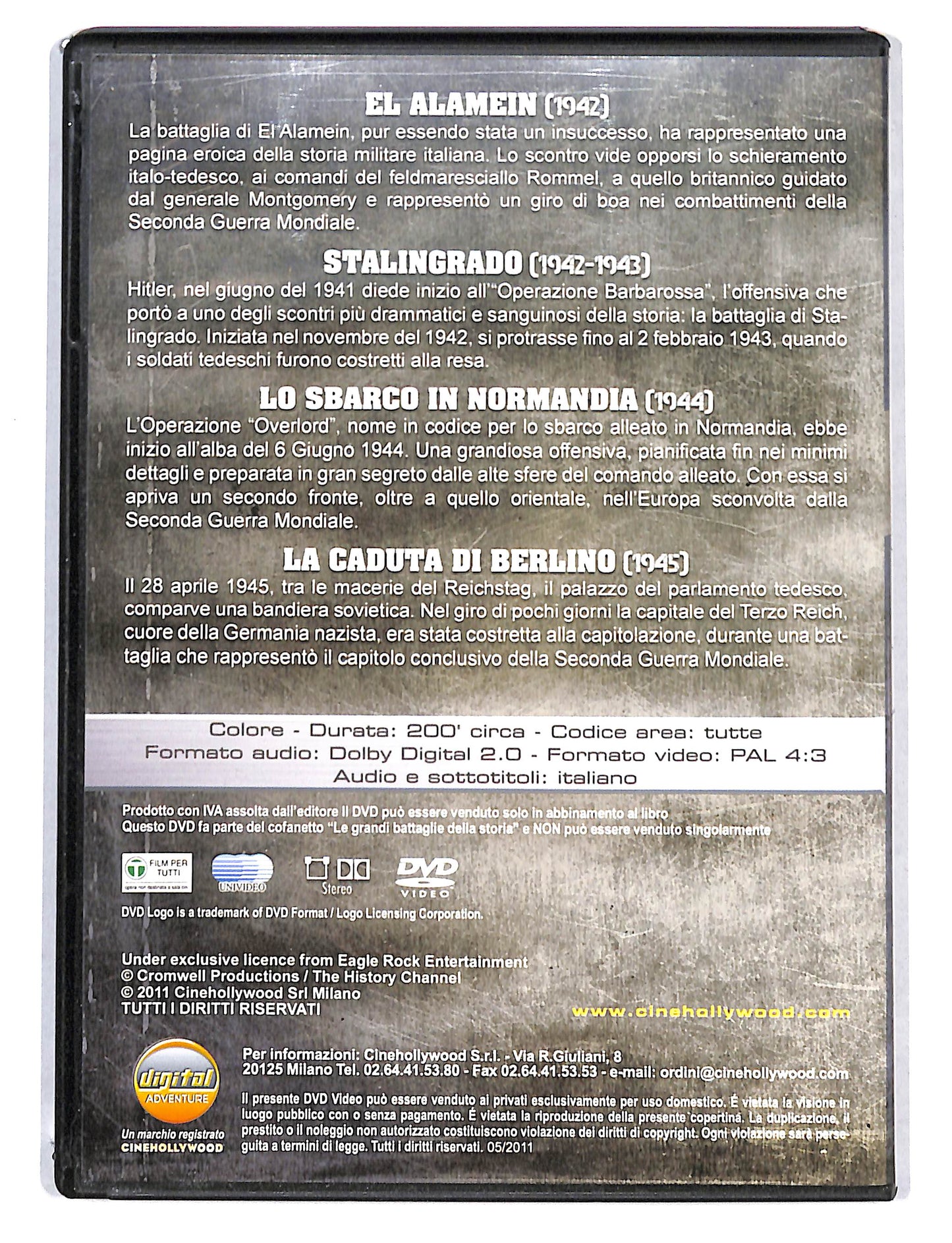 EBOND Le battaglie della seconda guerra mondiale vol.3 DVD DB723151