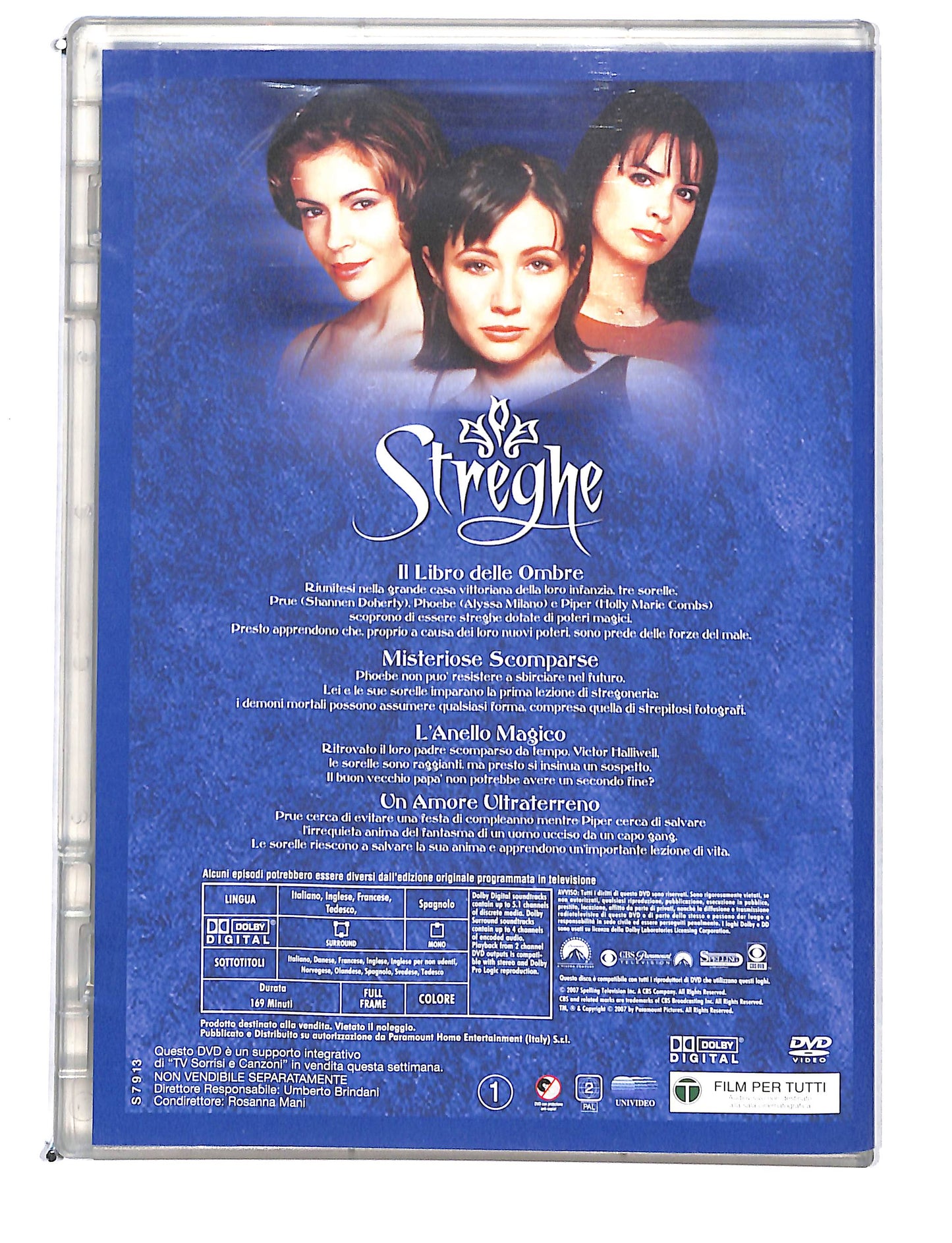 EBOND Streghe stagione uno disco 1 EDITORIALE DVD DB723153