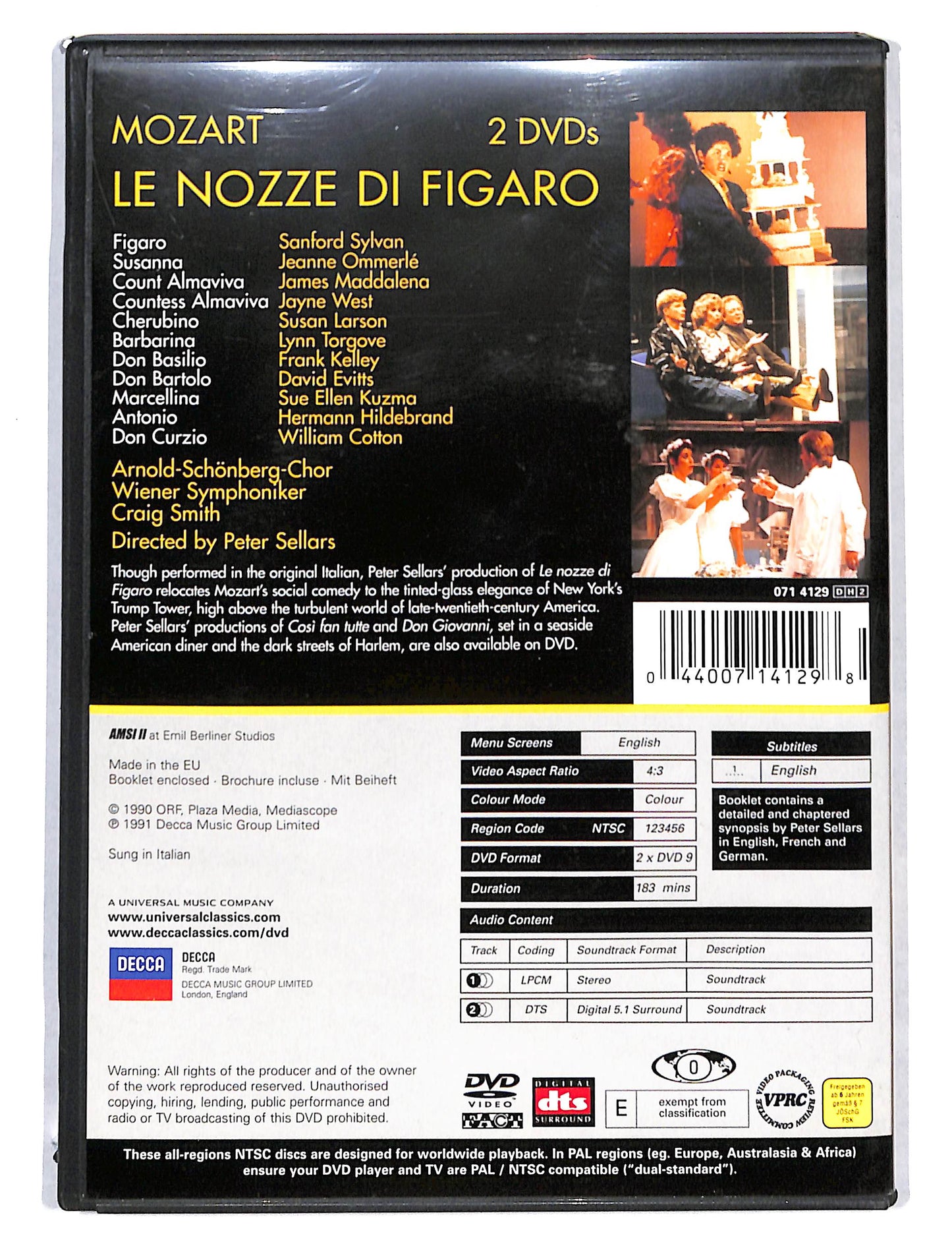 EBOND Mozart - le nozze di figaro Peter Sellars DVD DB723161
