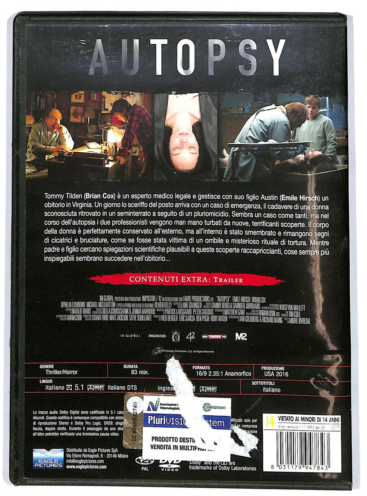 EBOND Autopsy Ex Noleggio DVD DB723239