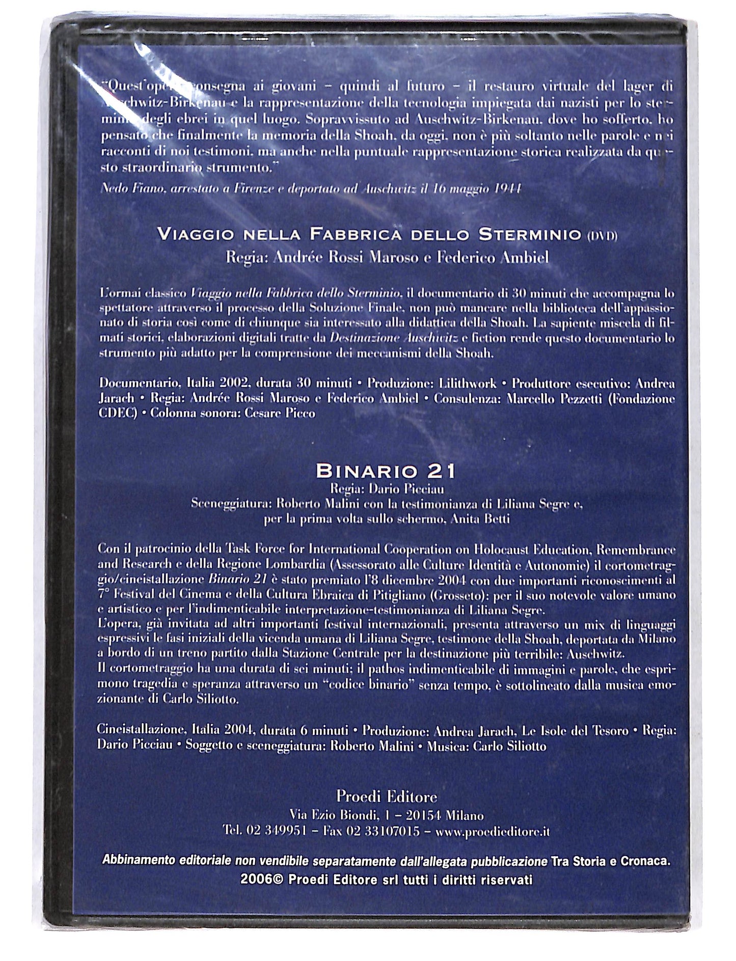 EBOND Viaggio nella fabbrica dello Sterminio EDITORIALE DVD DB723402