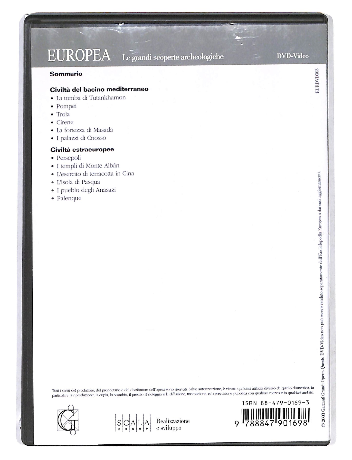 EBOND Europa le grandi scoperte archeologiche EDITORIALE DVD DB723403