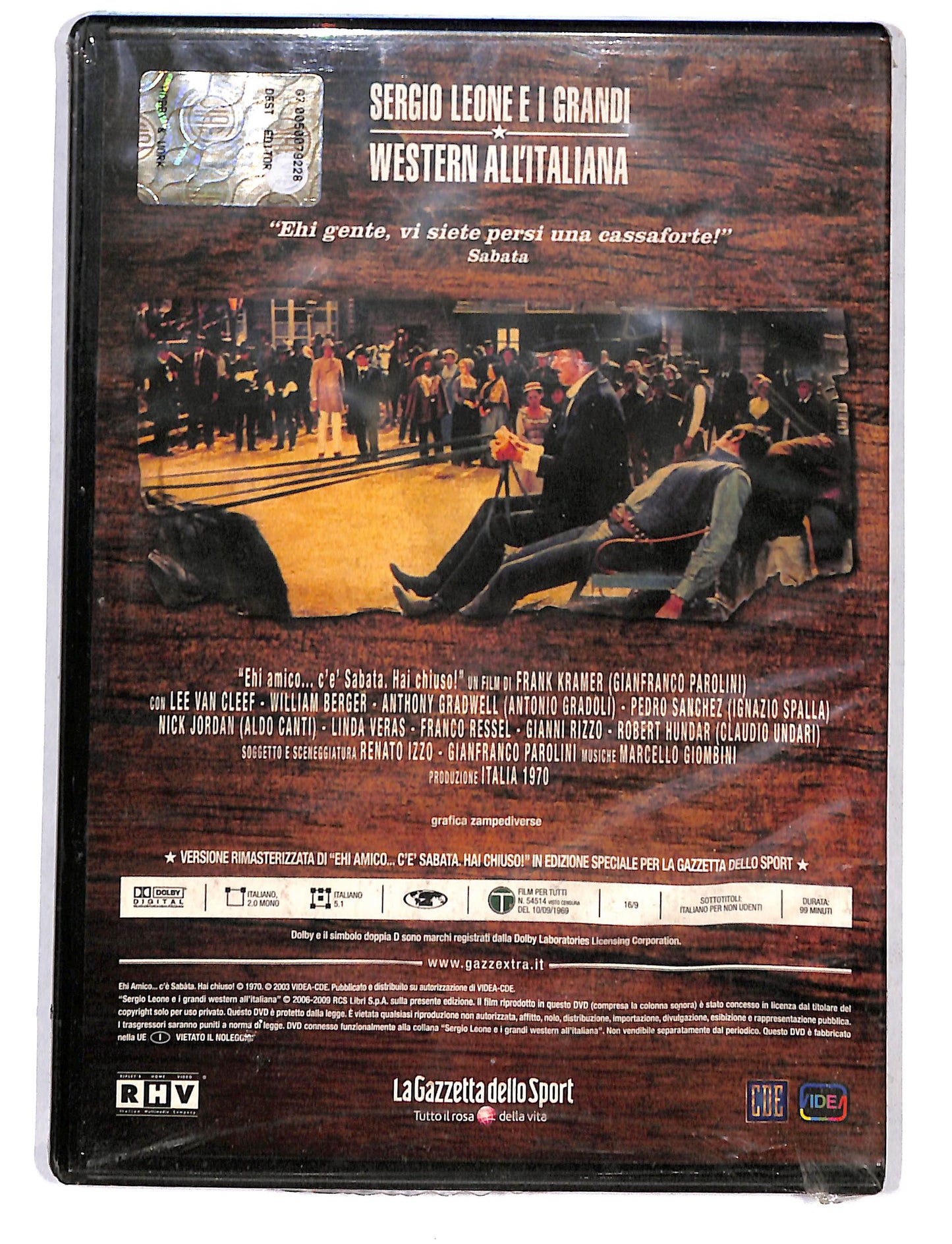 EBOND Ehi amico c'e sabata hai chiuso EDITORIALE DVD DB723408