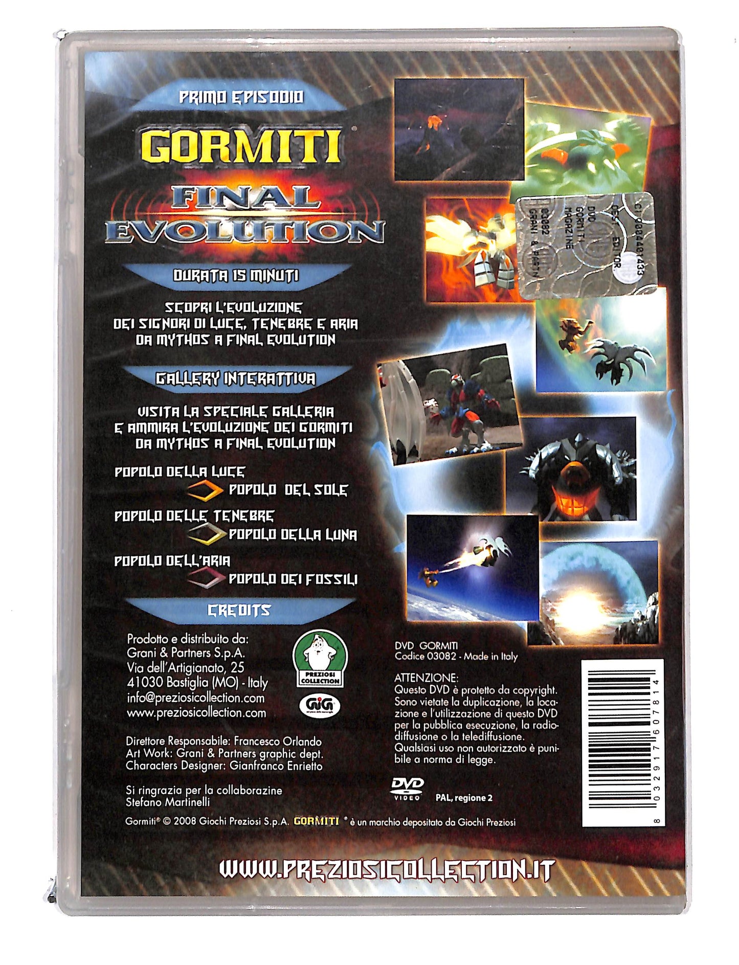 EBOND Gormiti final Evolution primo episodio SLIMCASE DVD DB723417