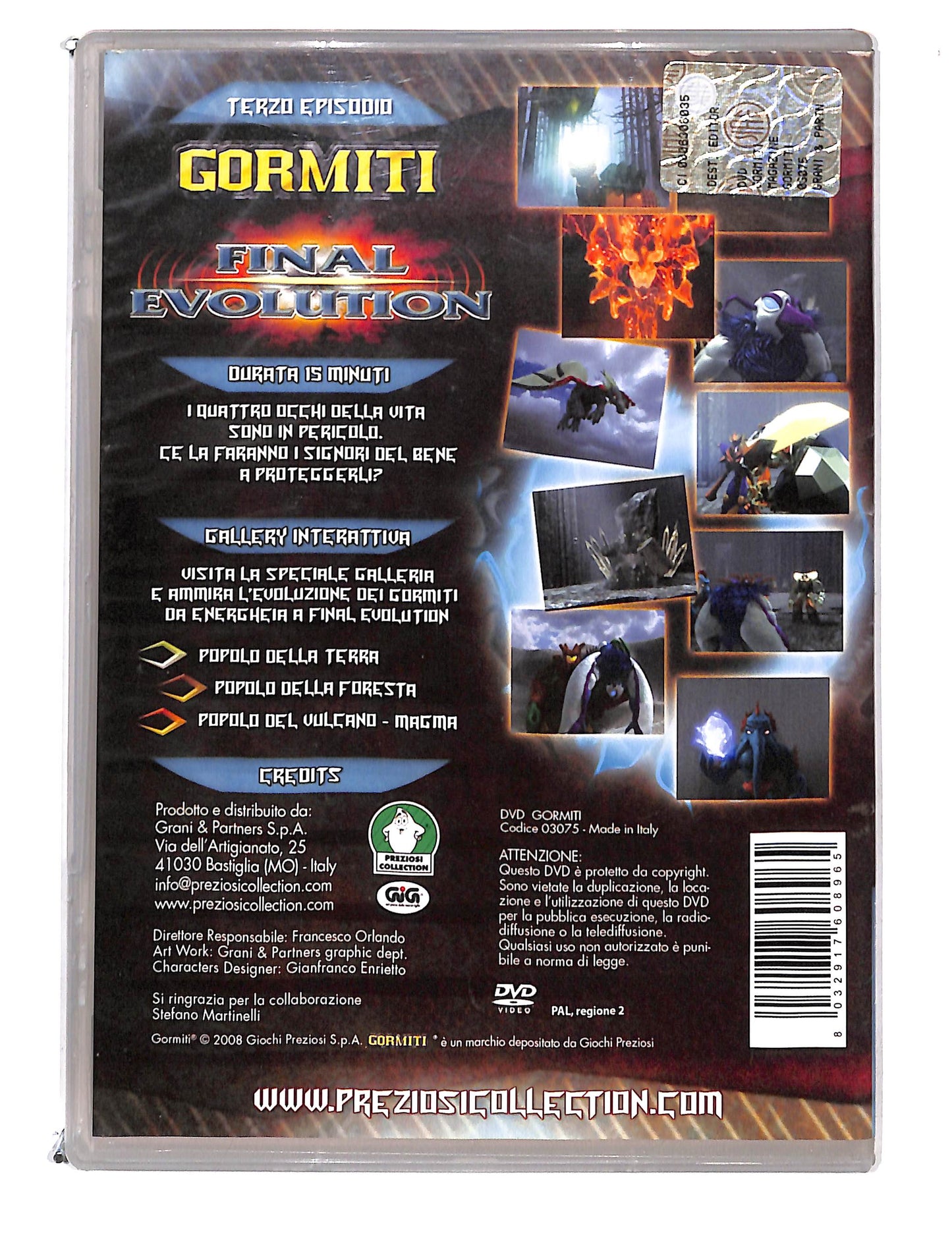 EBOND Gormiti final evolution terzo episodio DVD DB723426