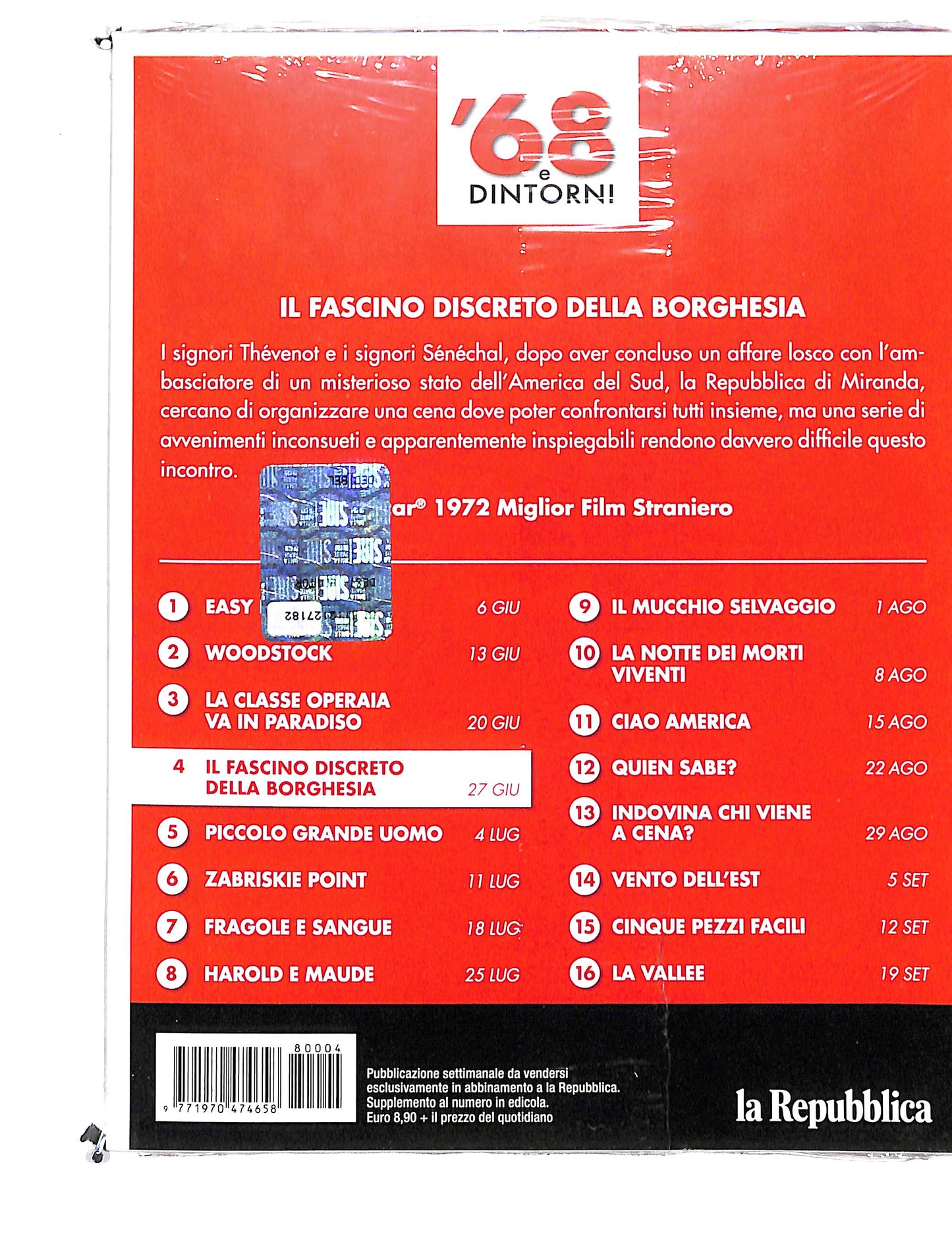 EBOND Il fascino discreto della borghesia - '68 e dintorni DVD DB723625