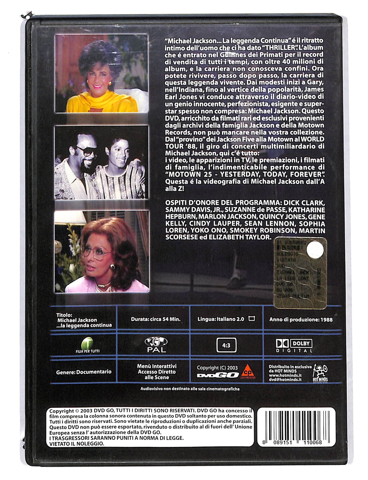EBOND Jackson Michael - la leggenda continua DVD DB723635