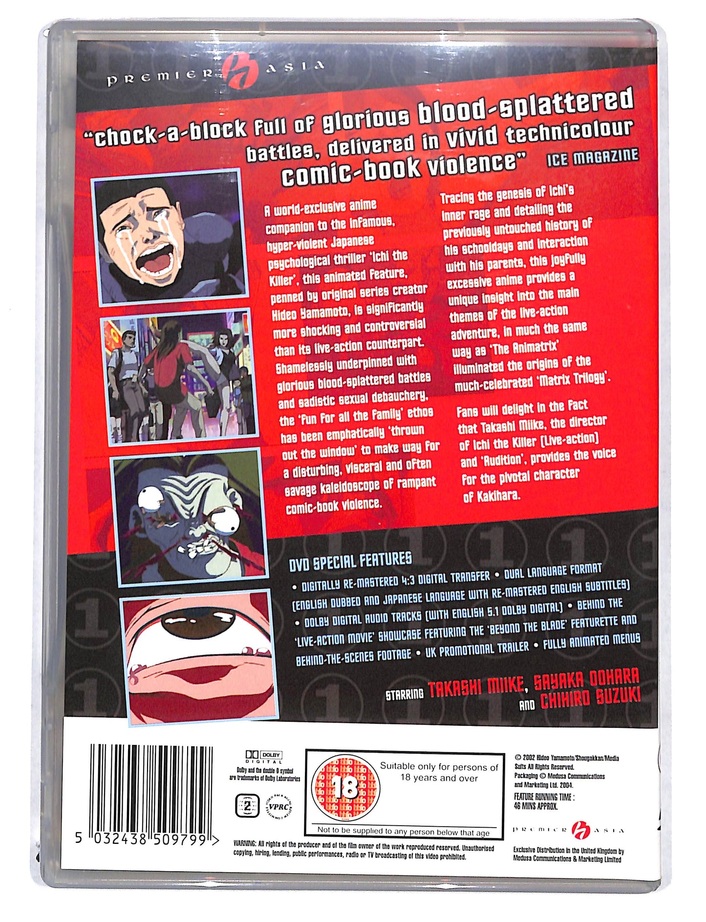 EBOND Ichi - The Killer Edizione: Regno Unito DVD DB723655