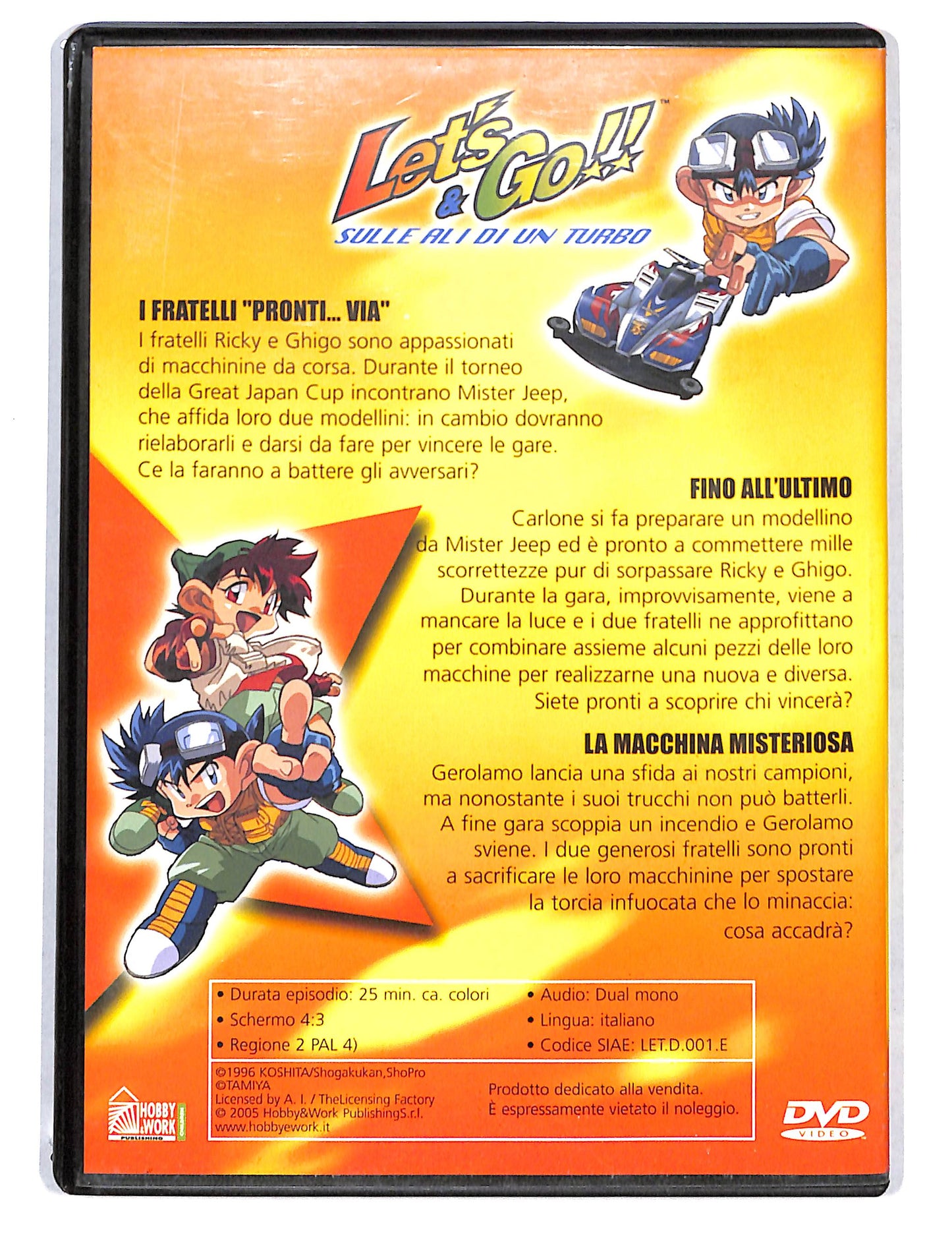 EBOND Let's & Go sulle ali di un turbo vol.1 EDITORIALE DVD DB723670