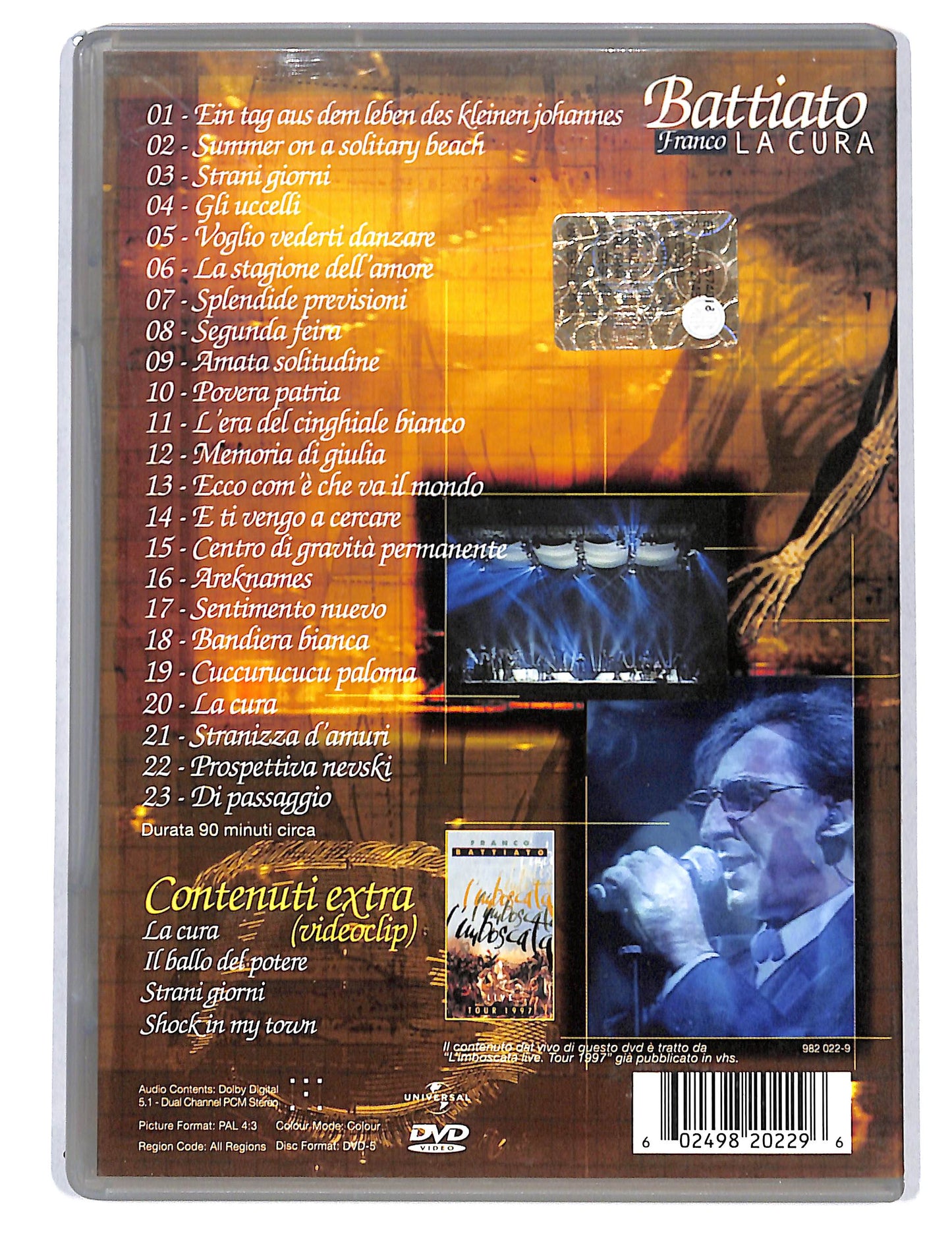 EBOND Franco Battiato la cura life DVD DB723811