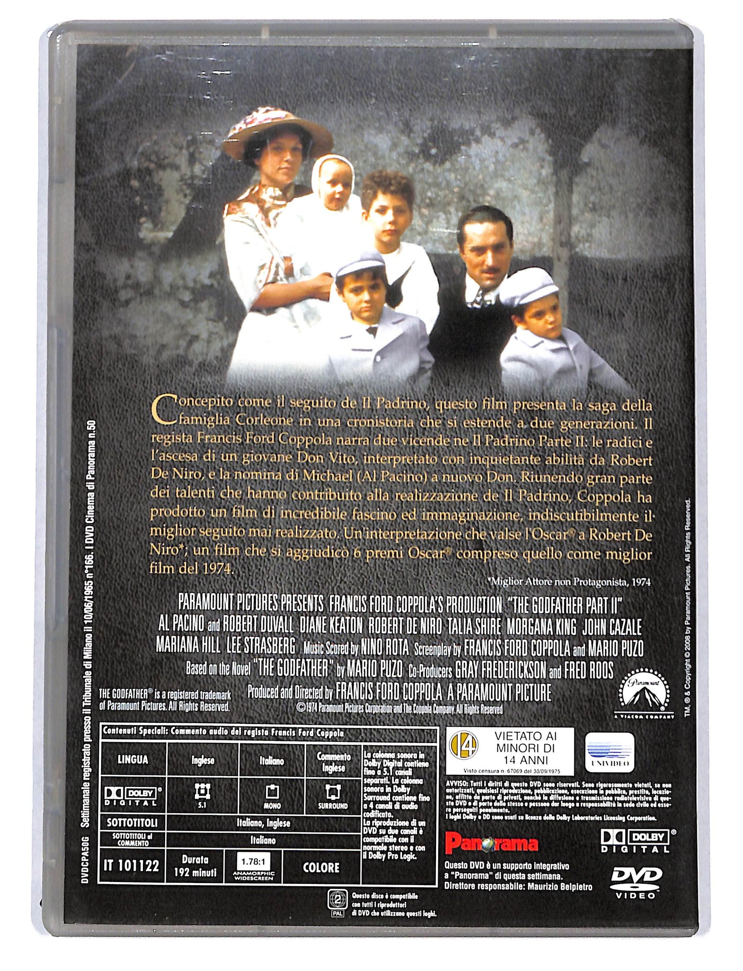 EBOND Gangsters collection - Il Padrino Parte II Editoriale DVD DB723812