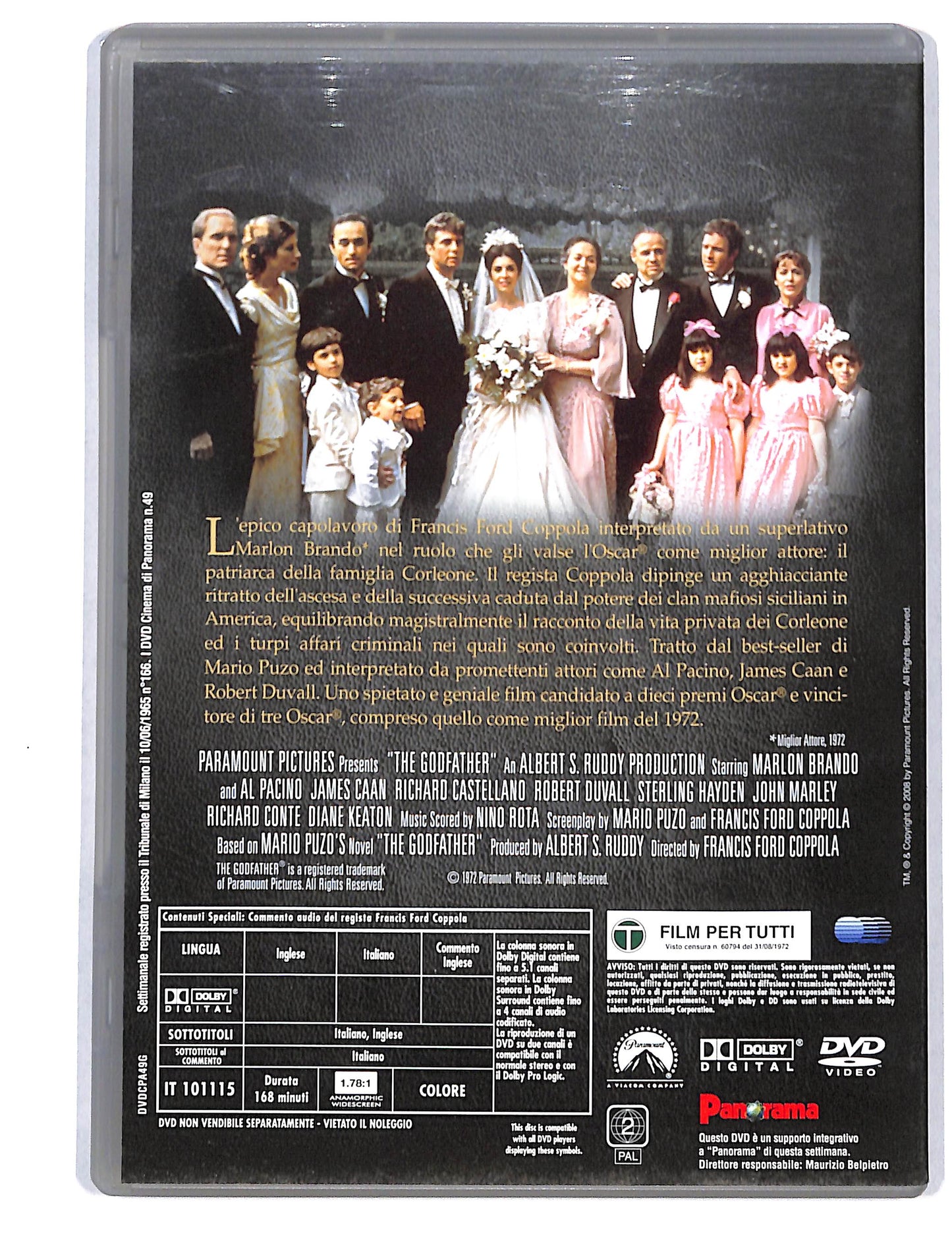 EBOND Gangsters Collection - Il padrino EDITORIALE DVD DB723813