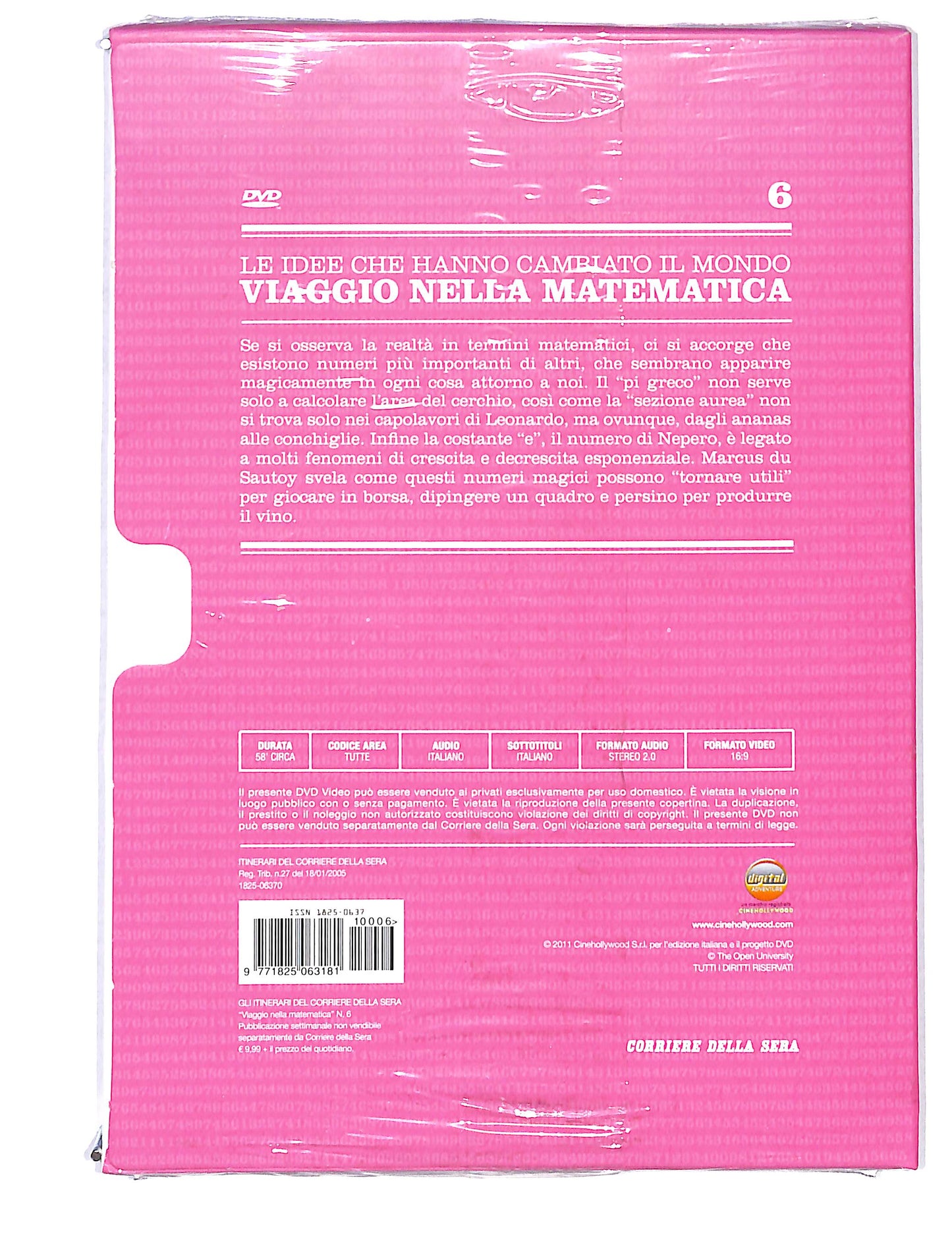 EBOND Numeri magici vol.6 EDITORIALE DIGIPACK DVD DB723840