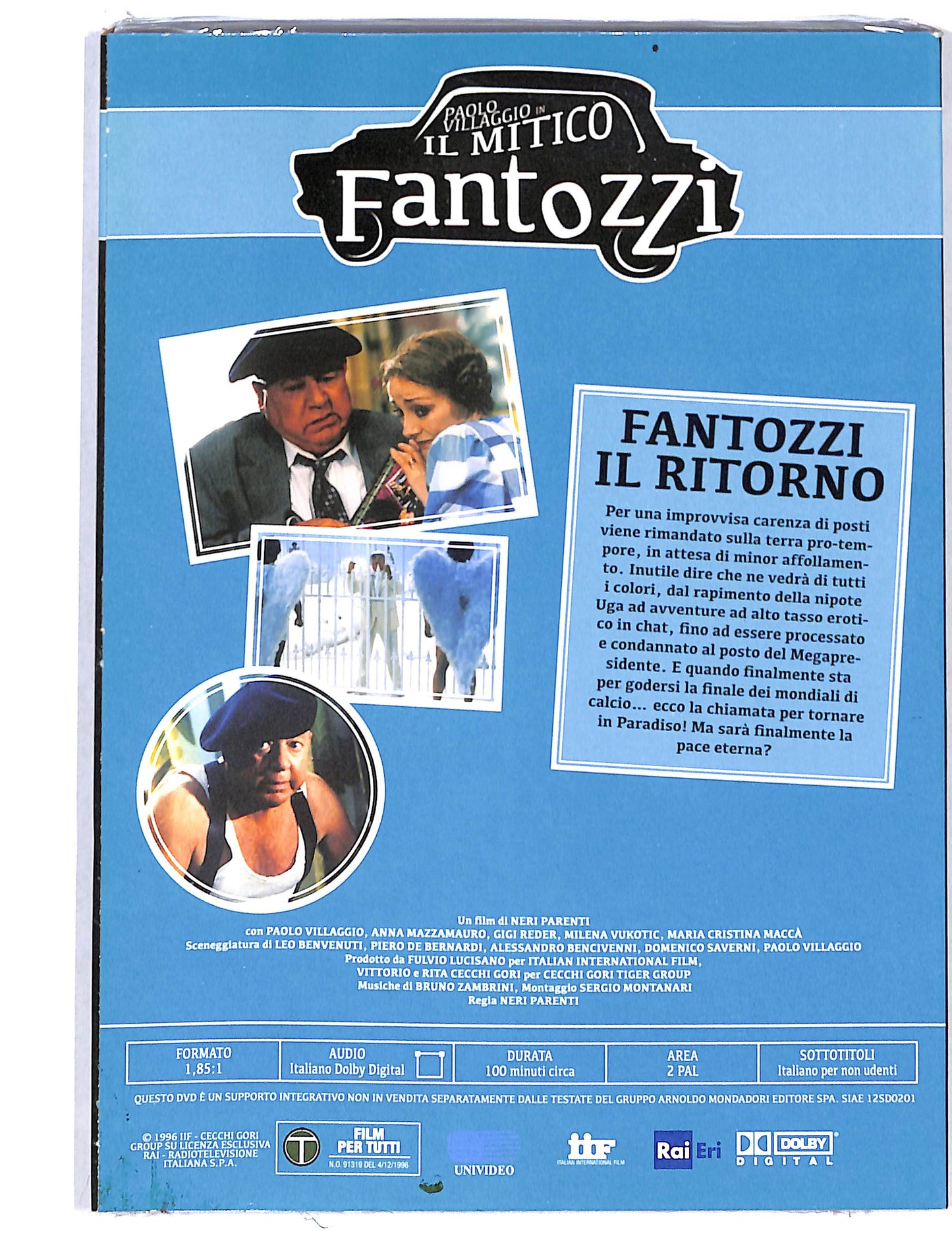 EBOND Il Mitico Fantozzi - Fantozzi il ritorno vol.8 EDITORIALE DVD DB723845