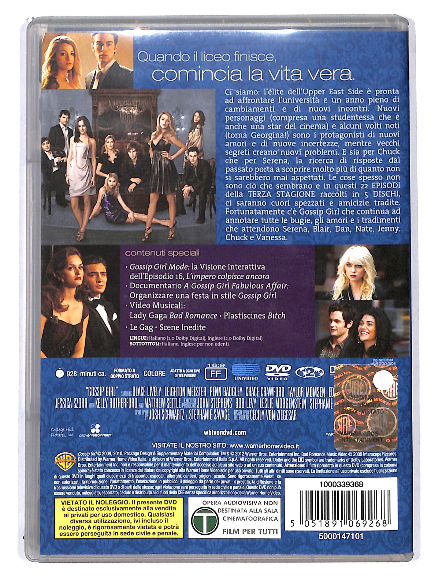 EBOND Gossip Girl la terza stagione completa DVD DB723851