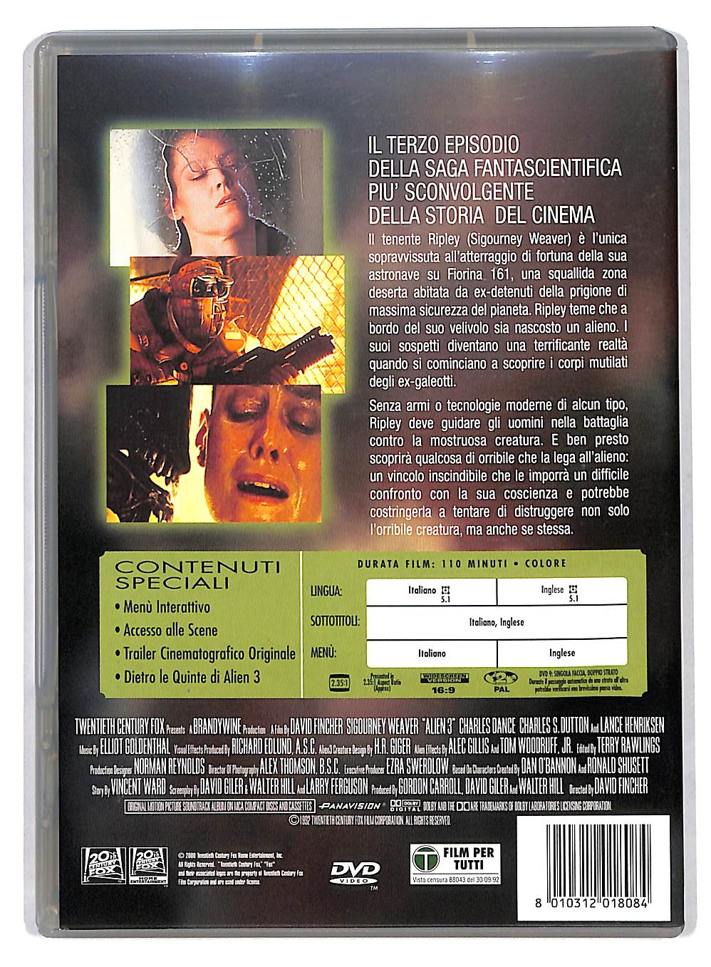 EBOND Alien 3 DVD DB724240