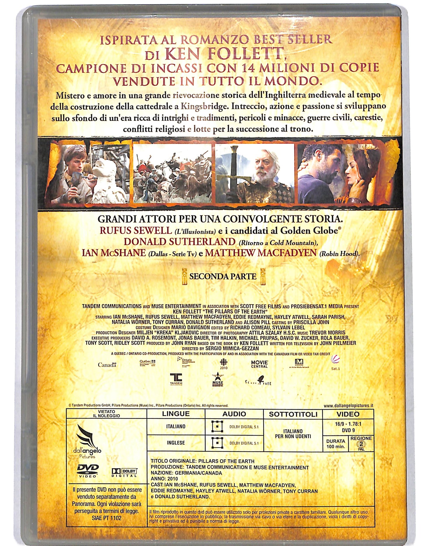 EBOND I pilastri della Terra Seconda parte EDITORIALE DVD DB724257