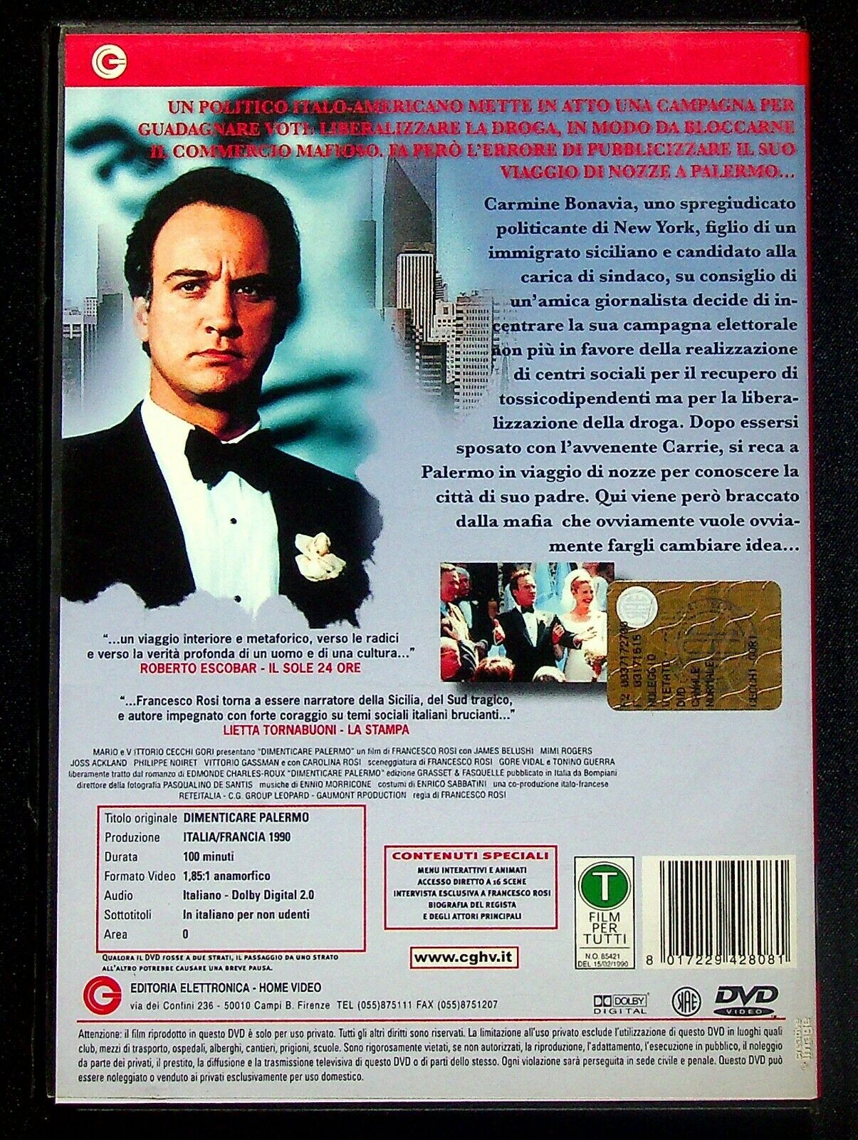 EBOND Dimenticare Palermo DVD DB724259