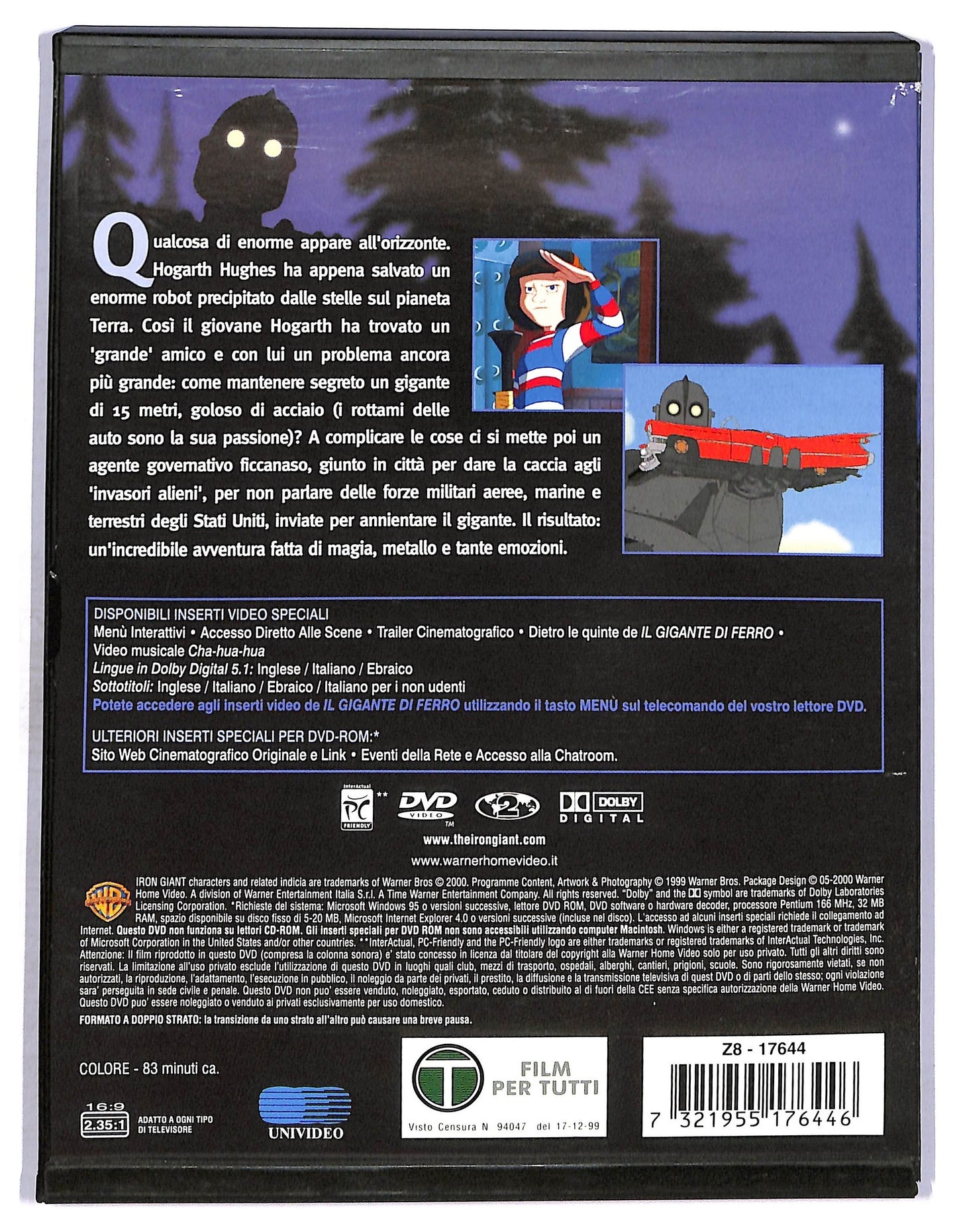 EBOND Il Gigante Di Ferro Ed Snapper DVD DB724439