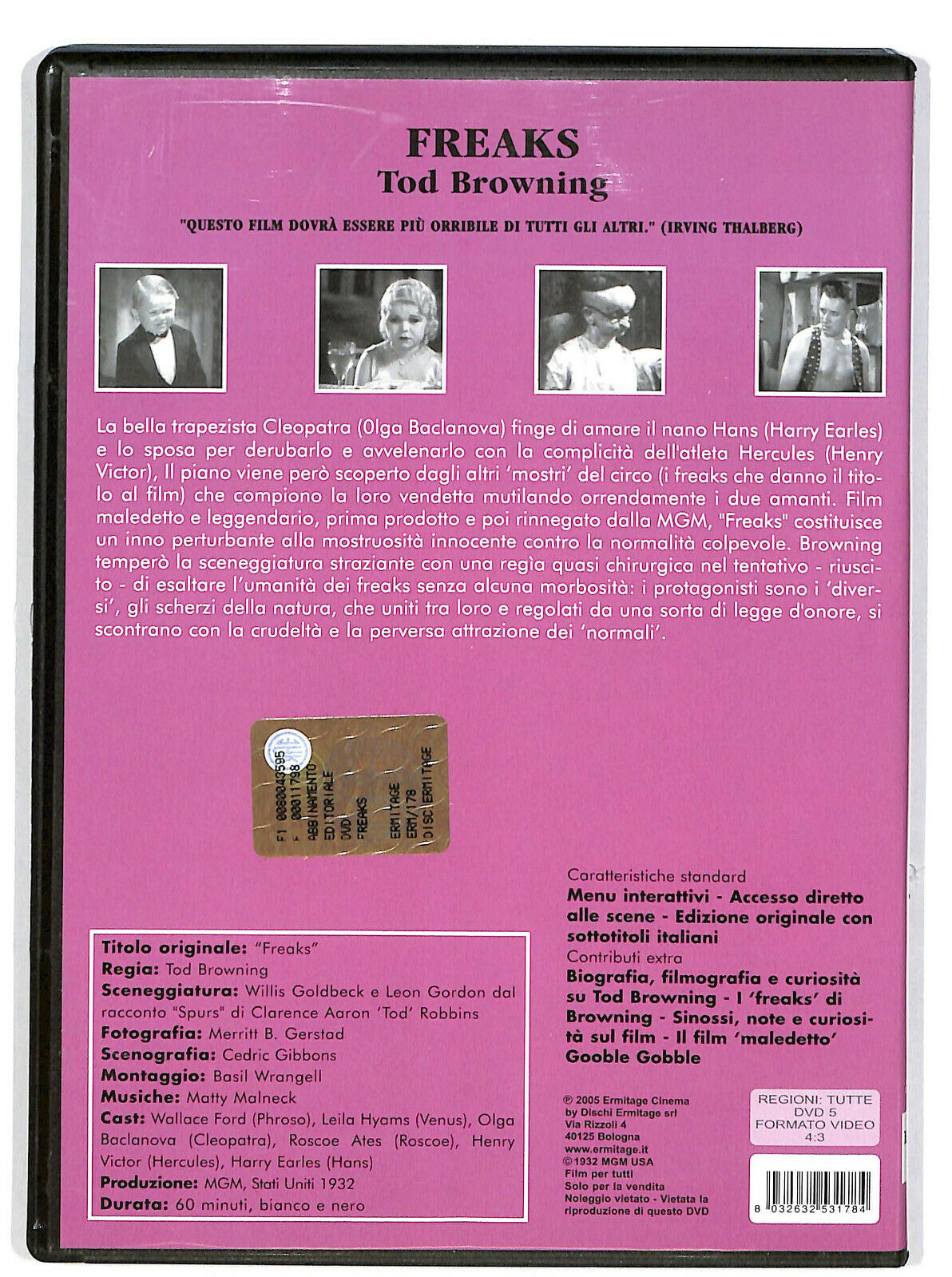 EBOND Freaks (film 1932) DVD DB724453