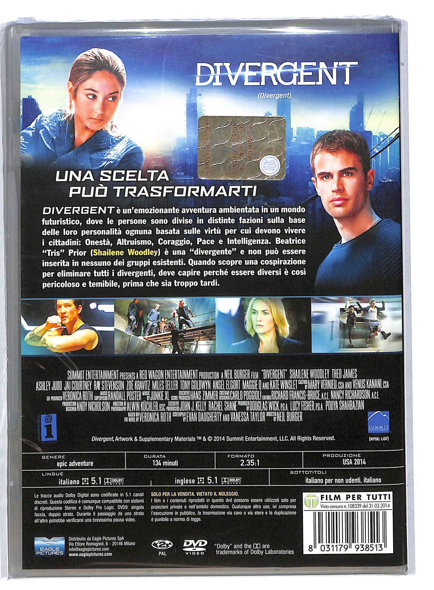 EBOND Divergent NOLEGGIO DVD DB724829