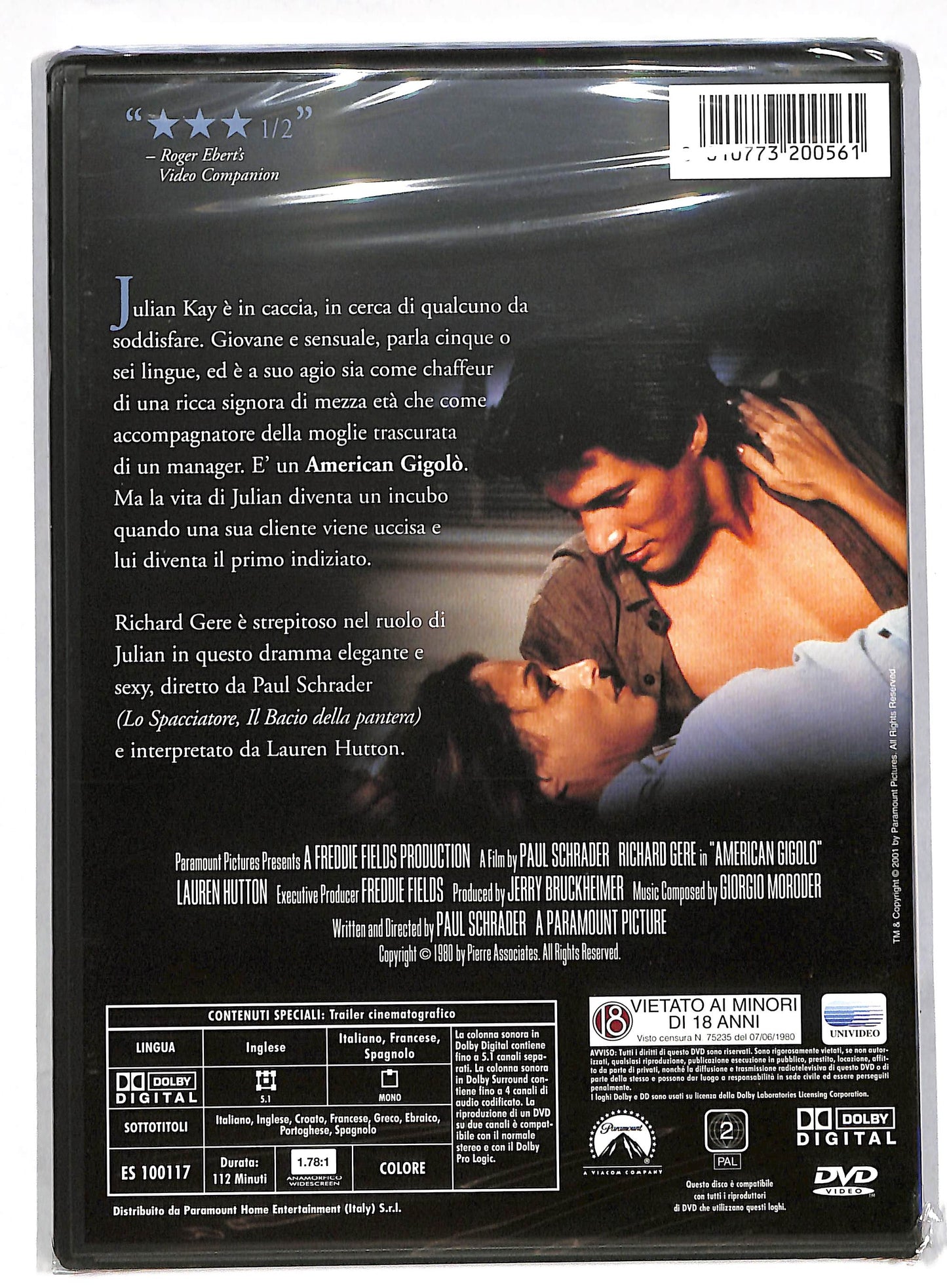 EBOND American Gigolo NOLEGGIO DVD DB725108
