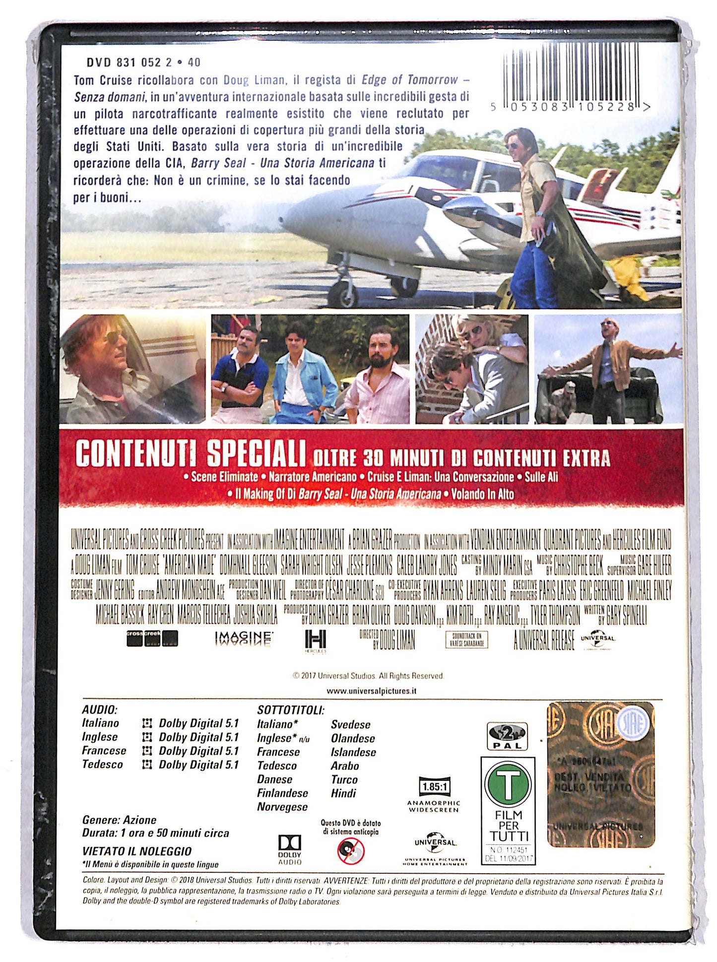 EBOND barry seal - una storia americana NOLEGGIO DVD DB725109