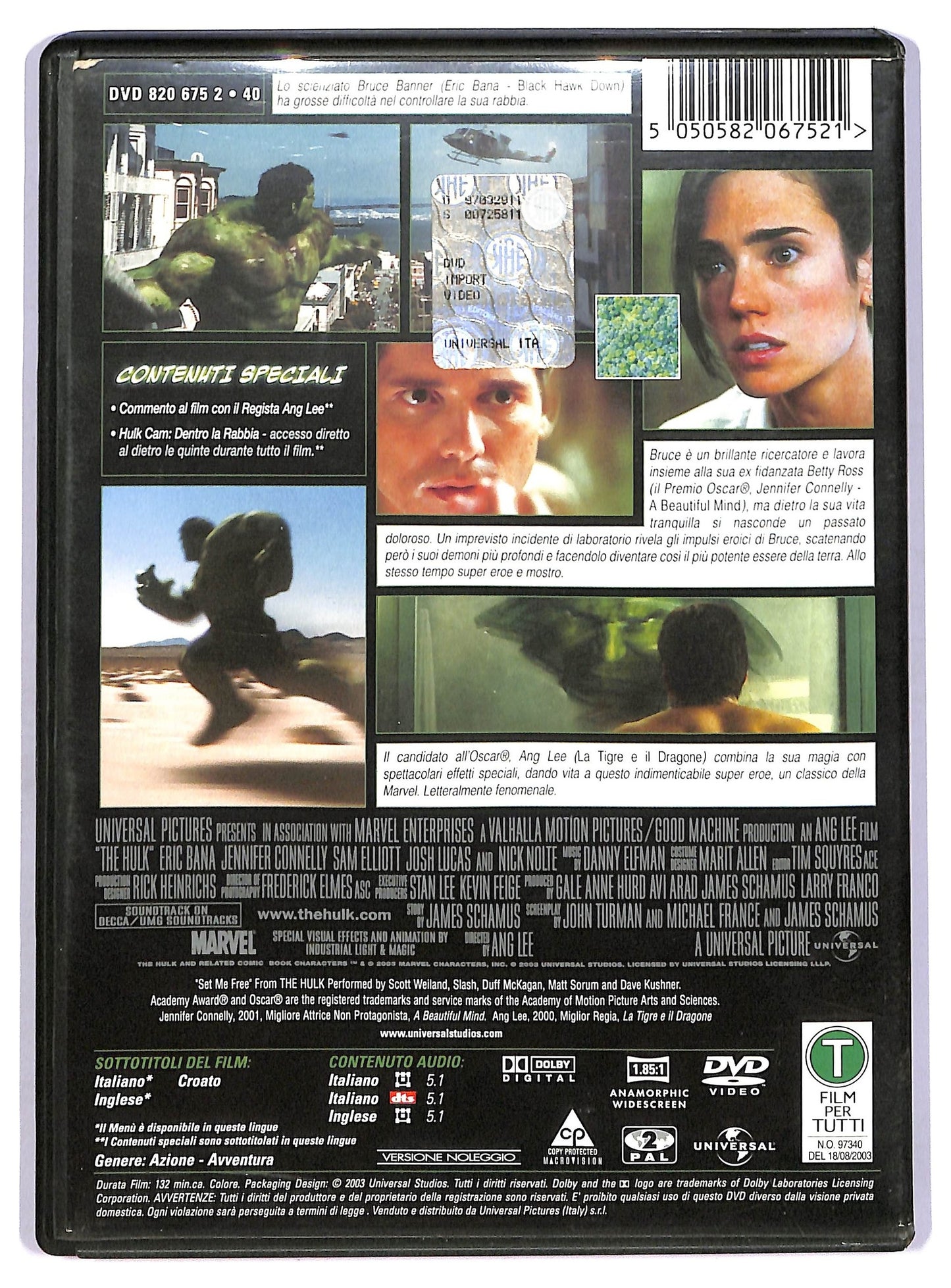 EBOND hulk NOLEGGIO DVD DB725134