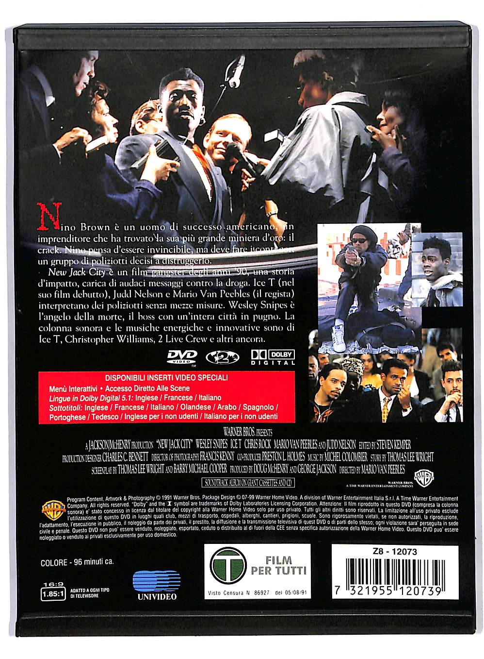 EBOND New jack city SNAPPER NOLEGGIO DVD DB725248