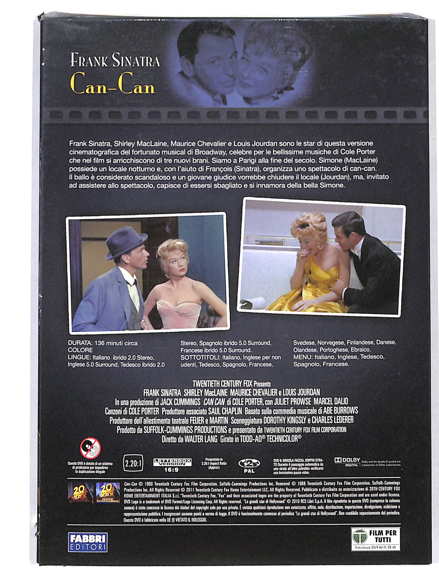 EBOND Le Grandi star di Hollywood - Can-can EDITORIALE DVD DB725401