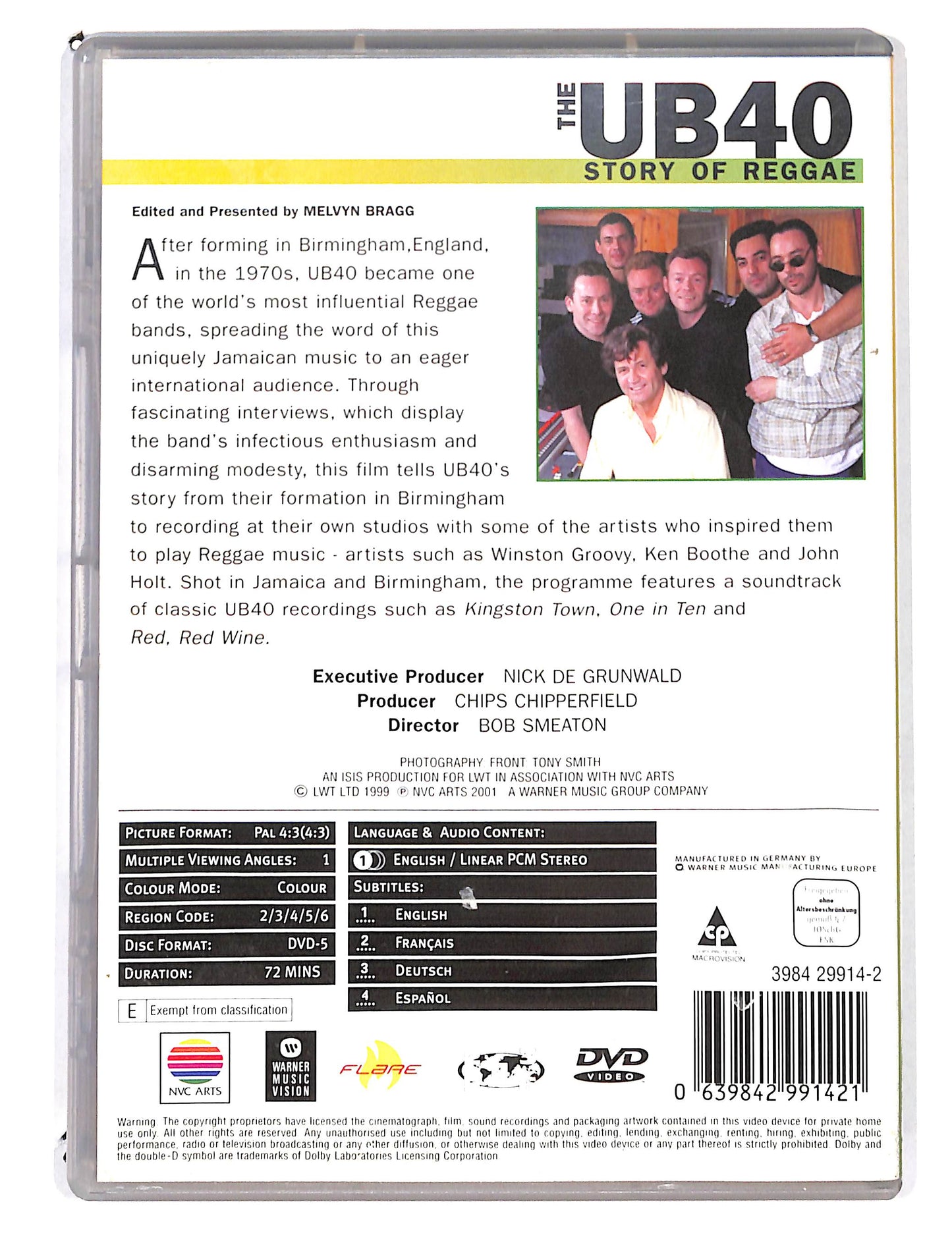 EBOND The Ub40 Story of Reggae DVD DB725407
