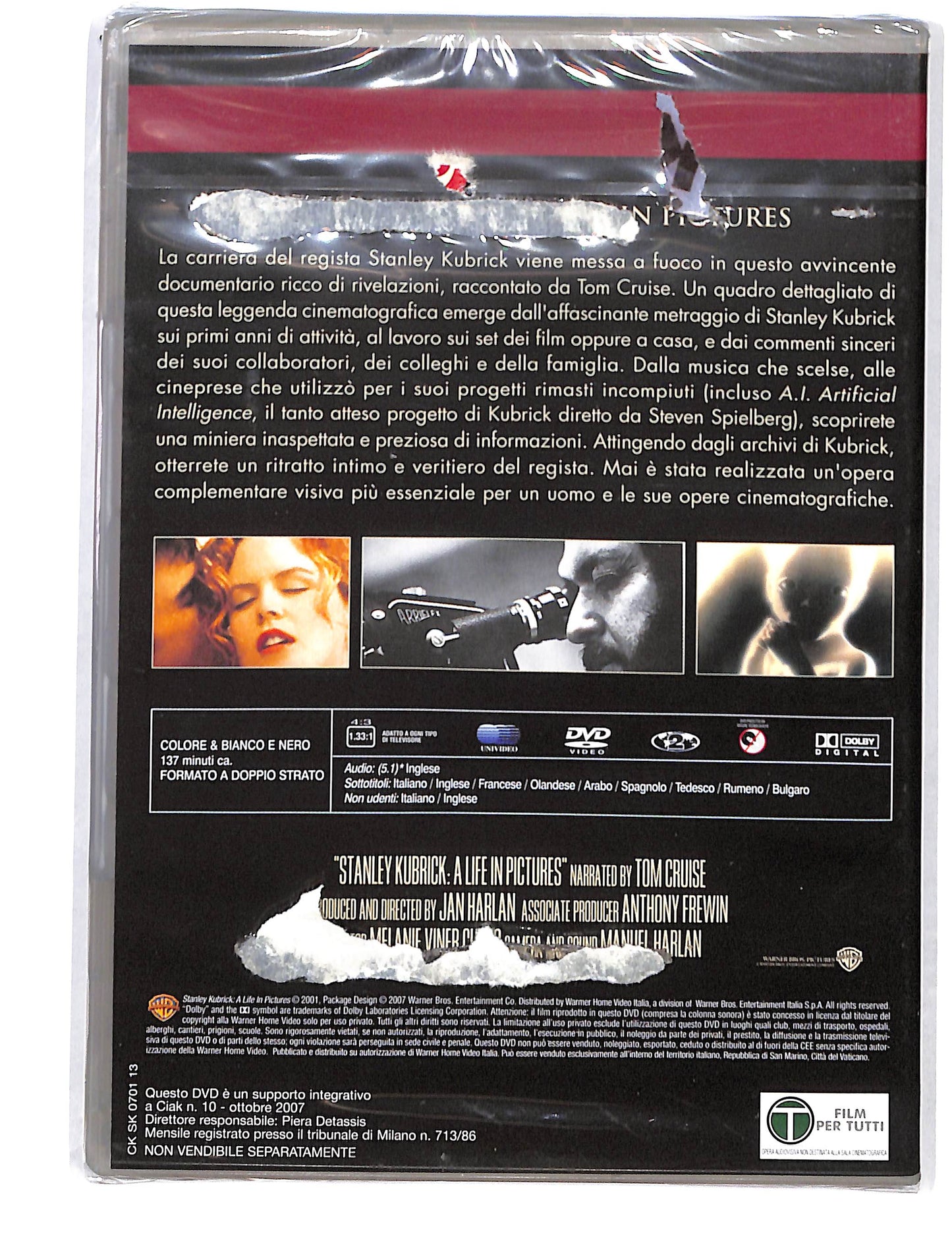 EBOND Stanley Kubrick a life in pictures EDITORIALE DVD DB725409