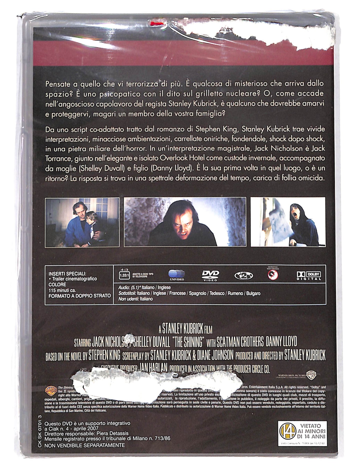 EBOND Kubrick Collection - Shining EDITORIALE DVD DB725412