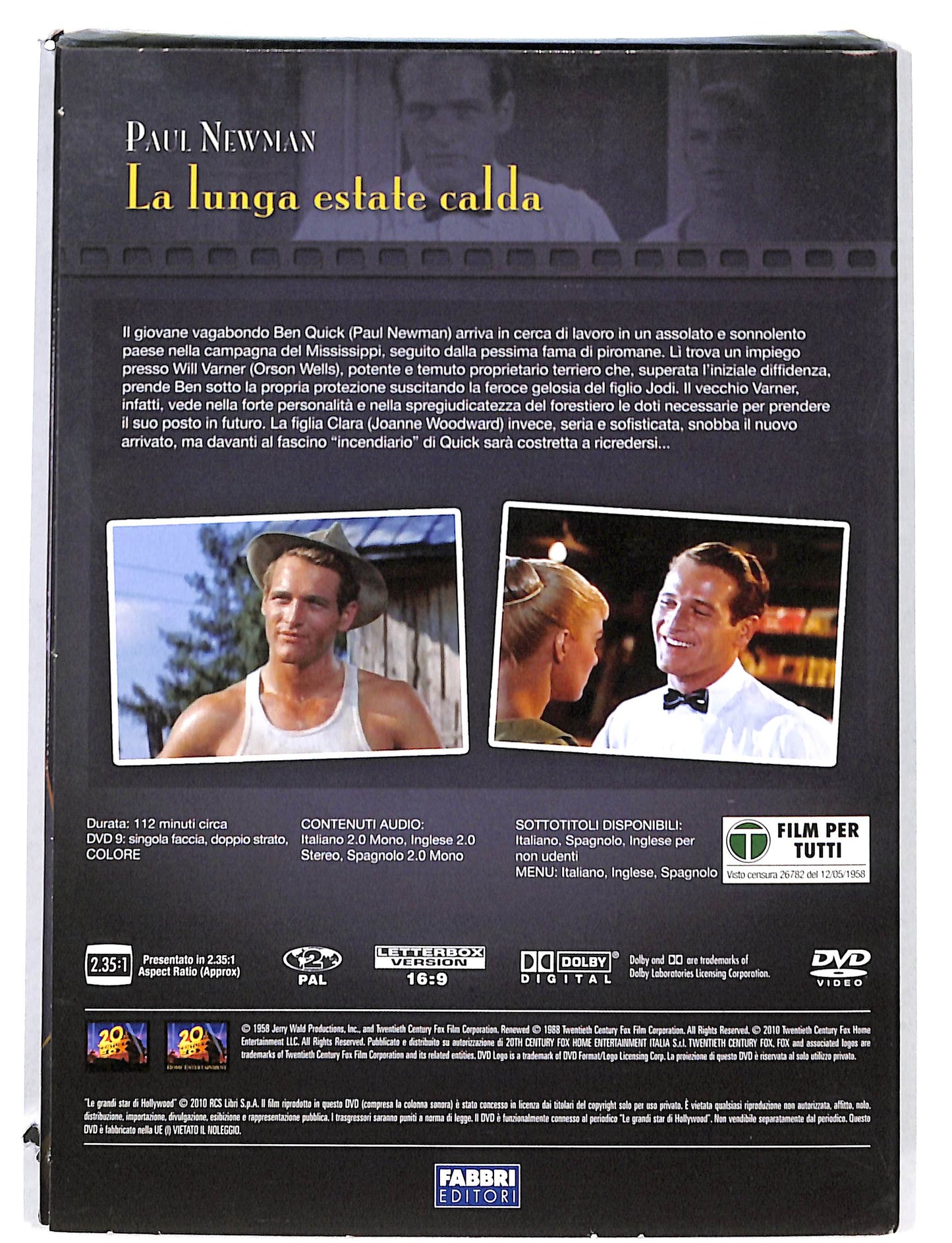 EBOND Le Grandi star di Hollywood - la lunga estate calda DVD DB725418