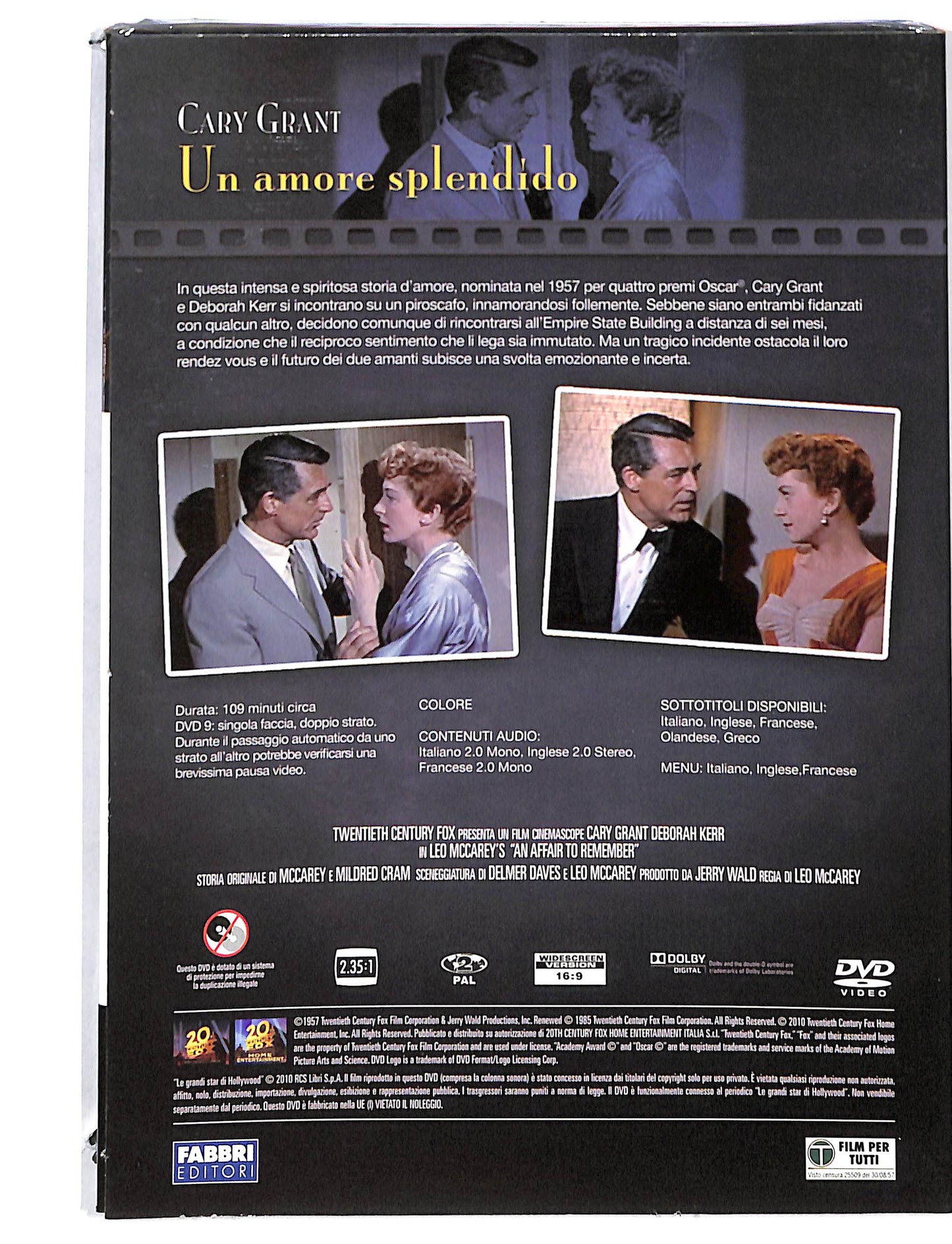 EBOND Le Grandi star di Hollywood - un amore splendido EDITORIALE DVD DB725429