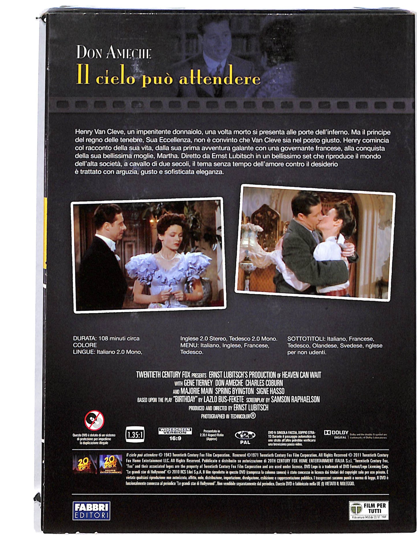 EBOND Le Grandi star di Hollywood - il cielo puo attendere DVD DB725433