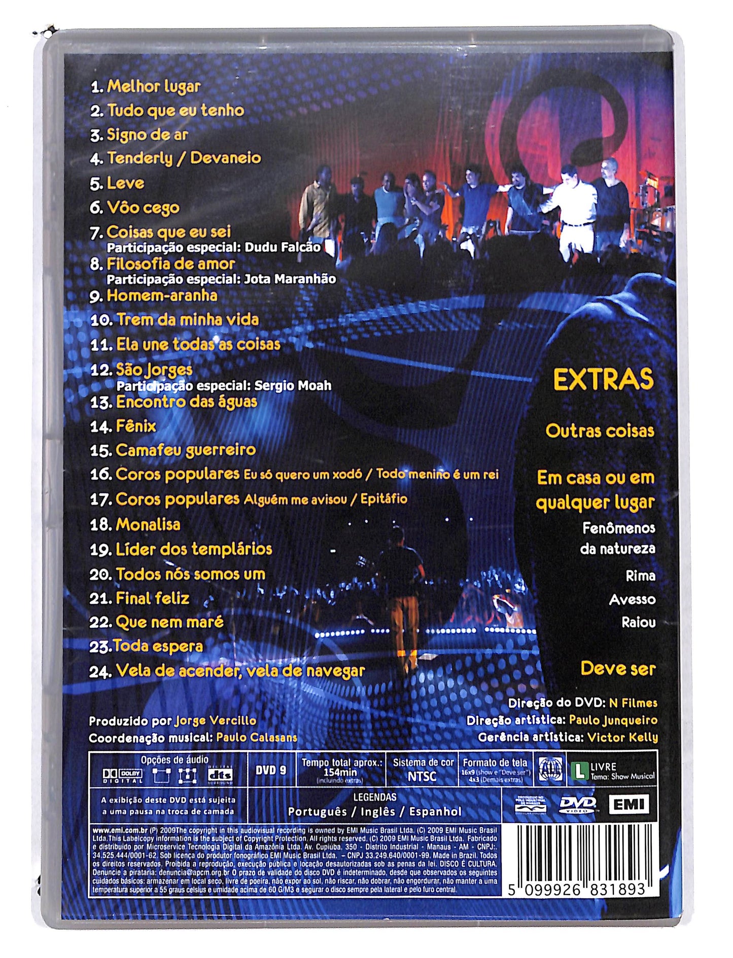 EBOND Jorge Vercillo - Trem Da Minha Vida (Ao Vivo) DVD DB725450