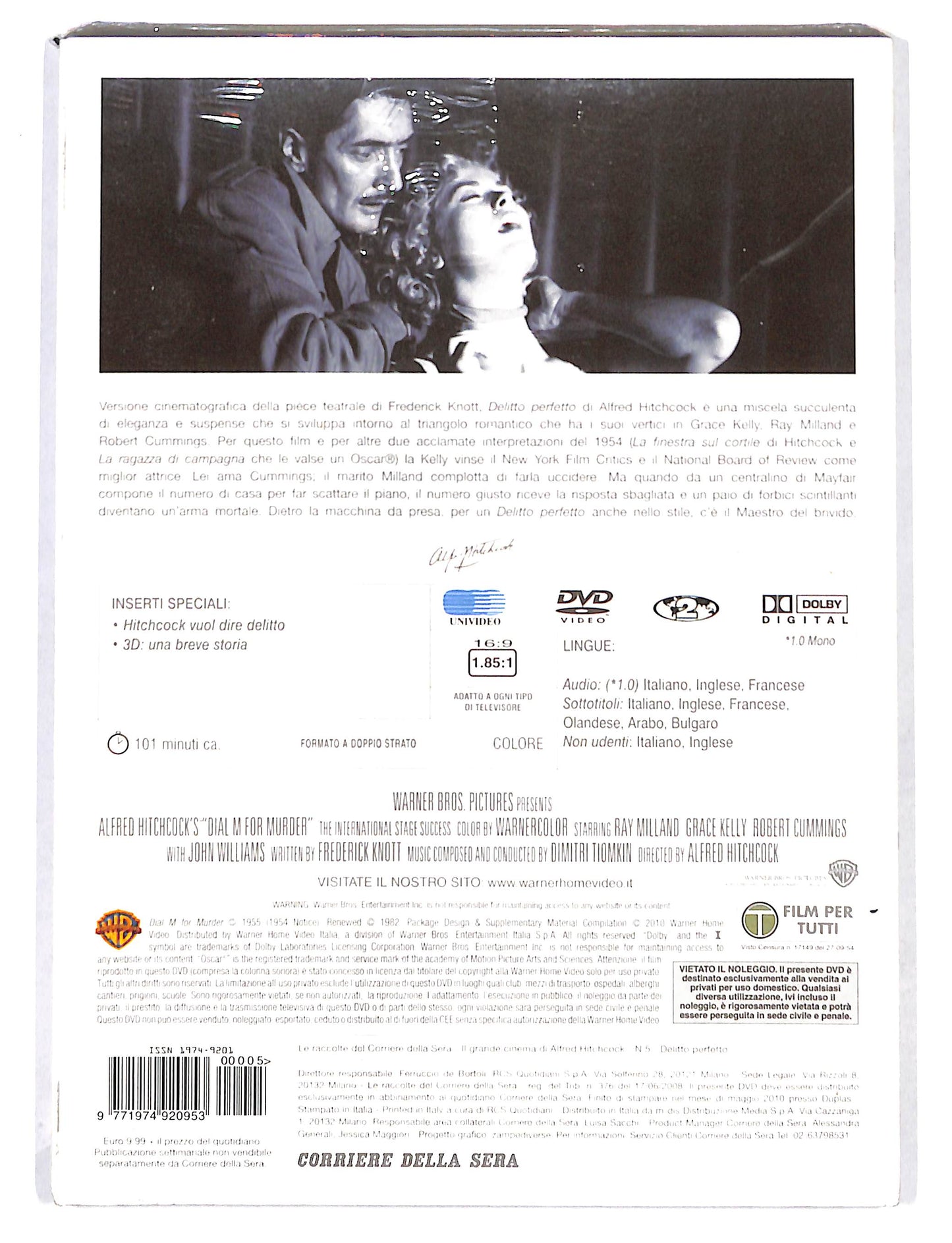 EBOND Hitchcook - Delitto perfetto EDITORIALE DVD DB725460