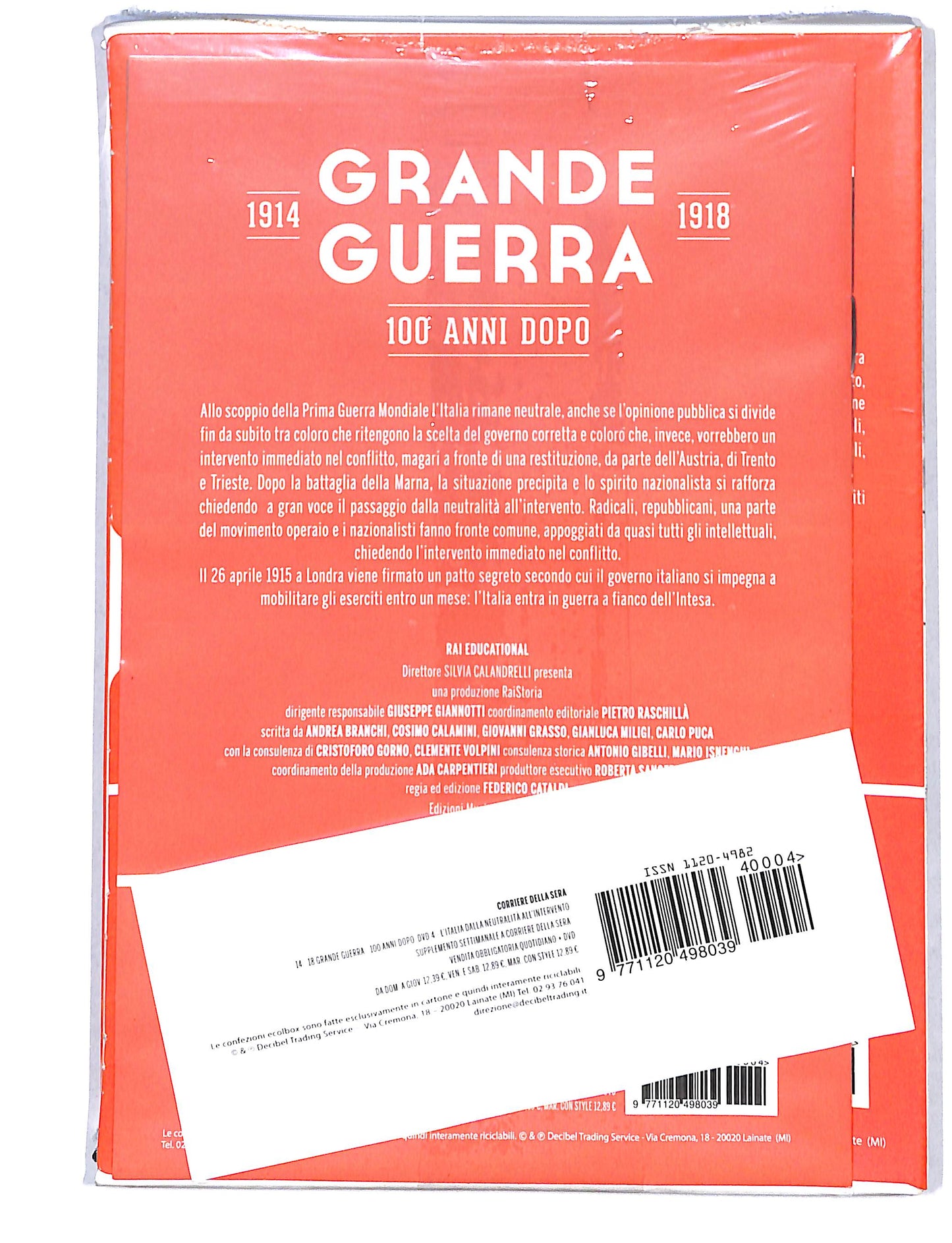 EBOND Grande Guerra vol.04 L'Italia dalla neutralita all'intervento DVD DB725602
