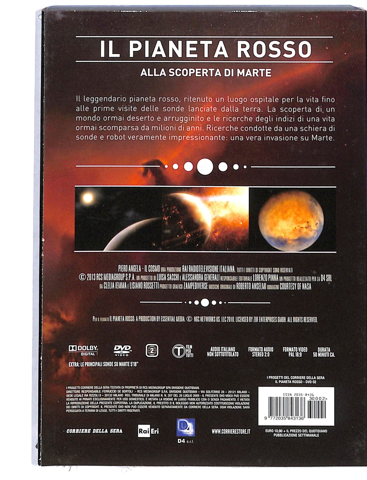 EBOND Il Cosmo il pianeta rosso EDITORIALE DVD DB725615