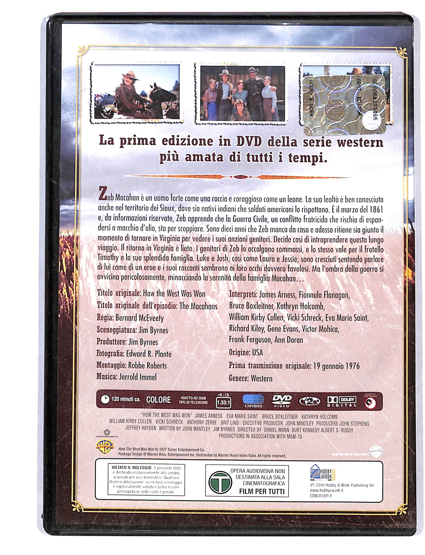 EBOND Alla Conquista del west vol.1 Stagione 1 episodio 1 DVD DB725629