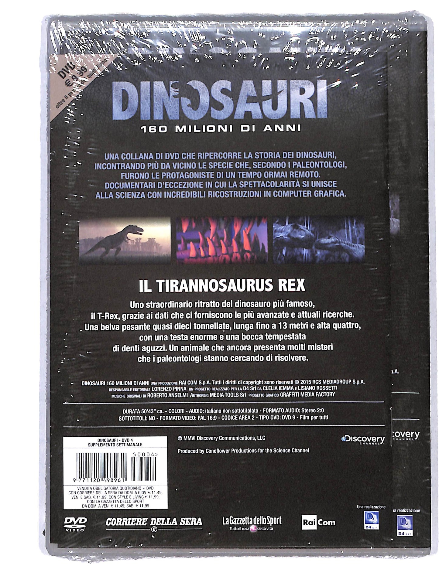EBOND Dinosauri il tirannosaurus rex vol.4 EDITORIALE DVD DB725630