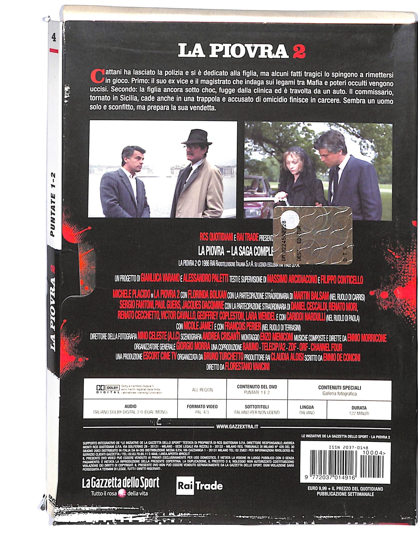 EBOND La Piovra 2 puntate 1-2 EDITORIALE DVD DB725631