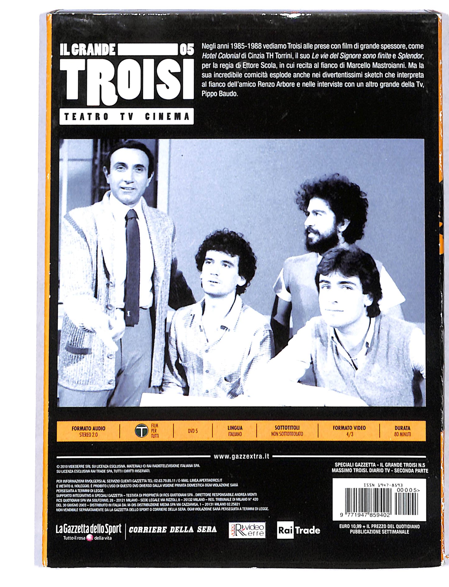 EBOND Il Grande troisi vol.5 Massimo Troisi diario tv seconda parte DVD DB725633